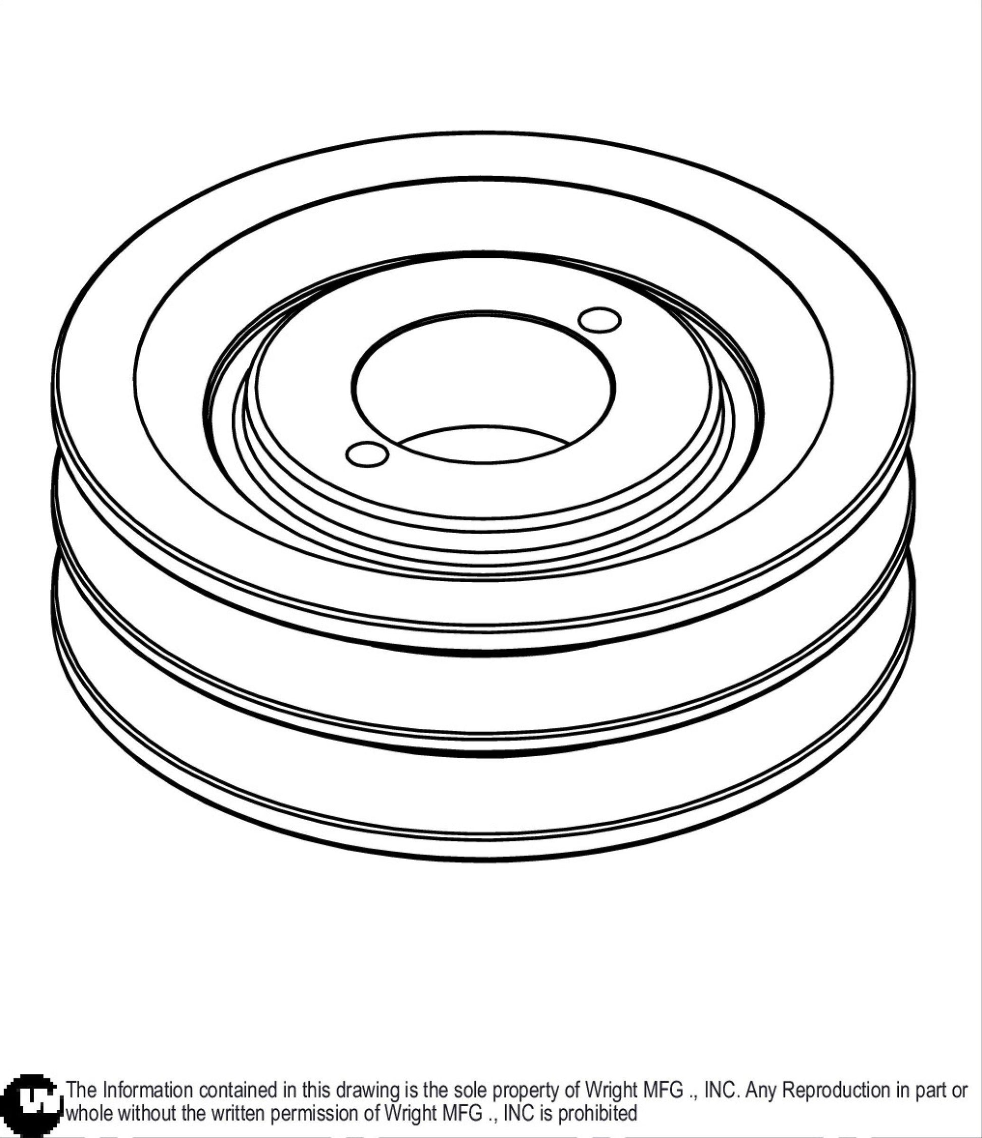 Double Grove Pulley 5.25 - 48 WVK 71460045.