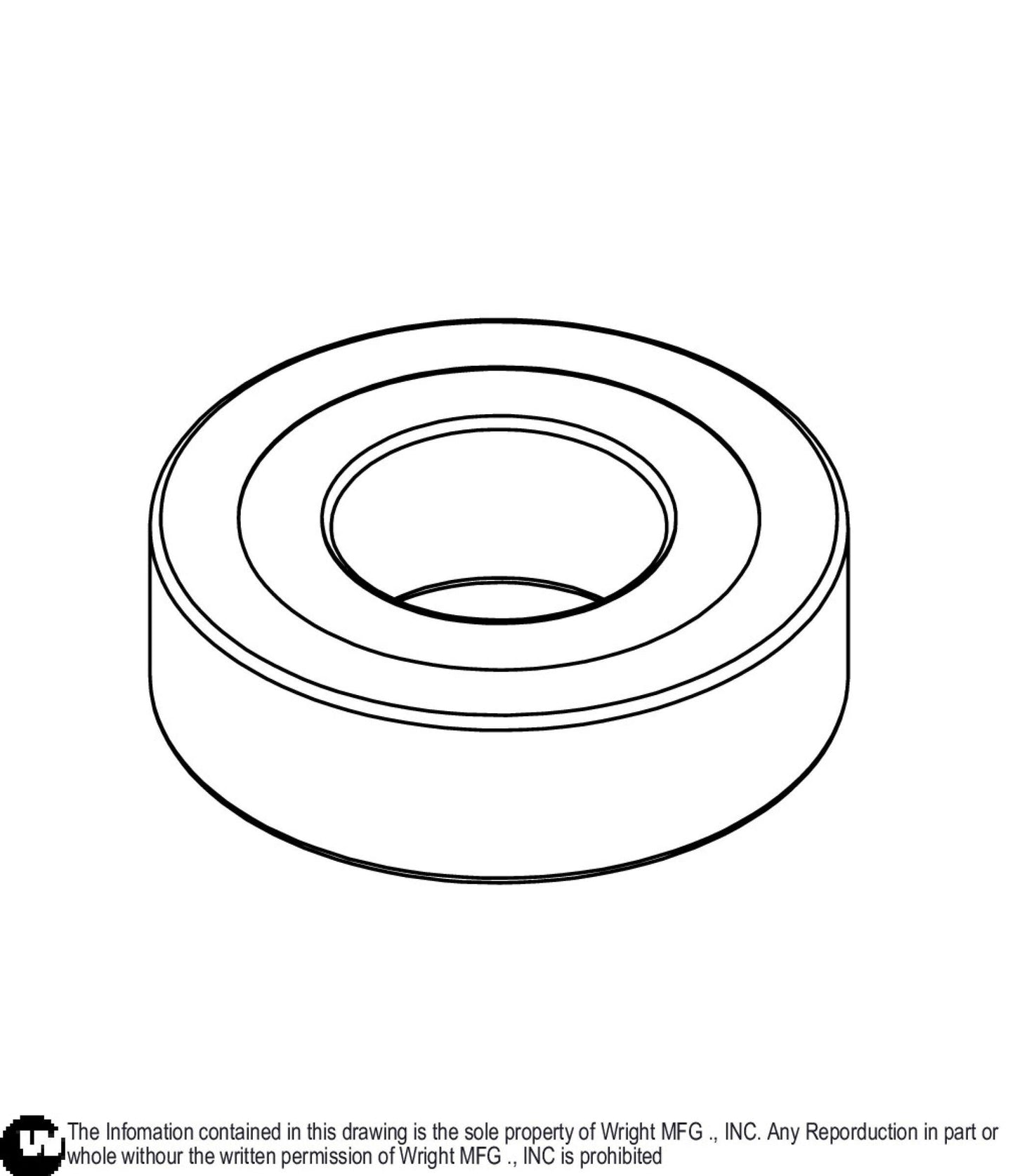 Small Sentar Spindle Bearing 71460047.