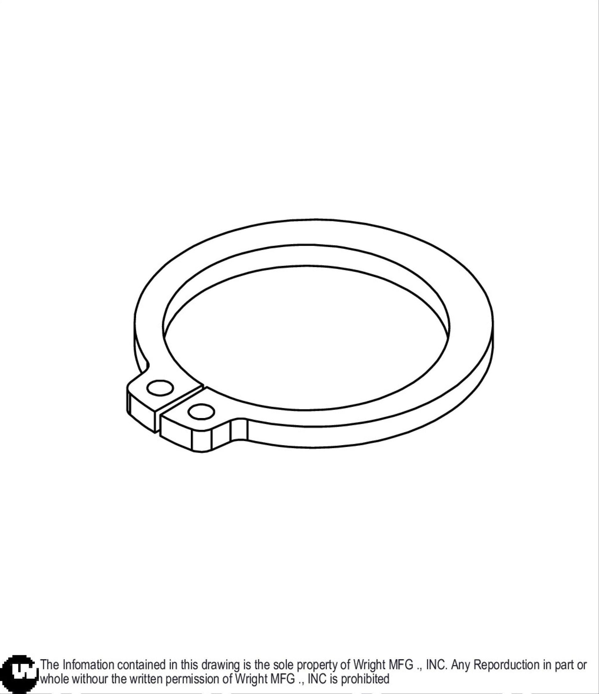 Heavy Duty Retainer Ring 71460110.