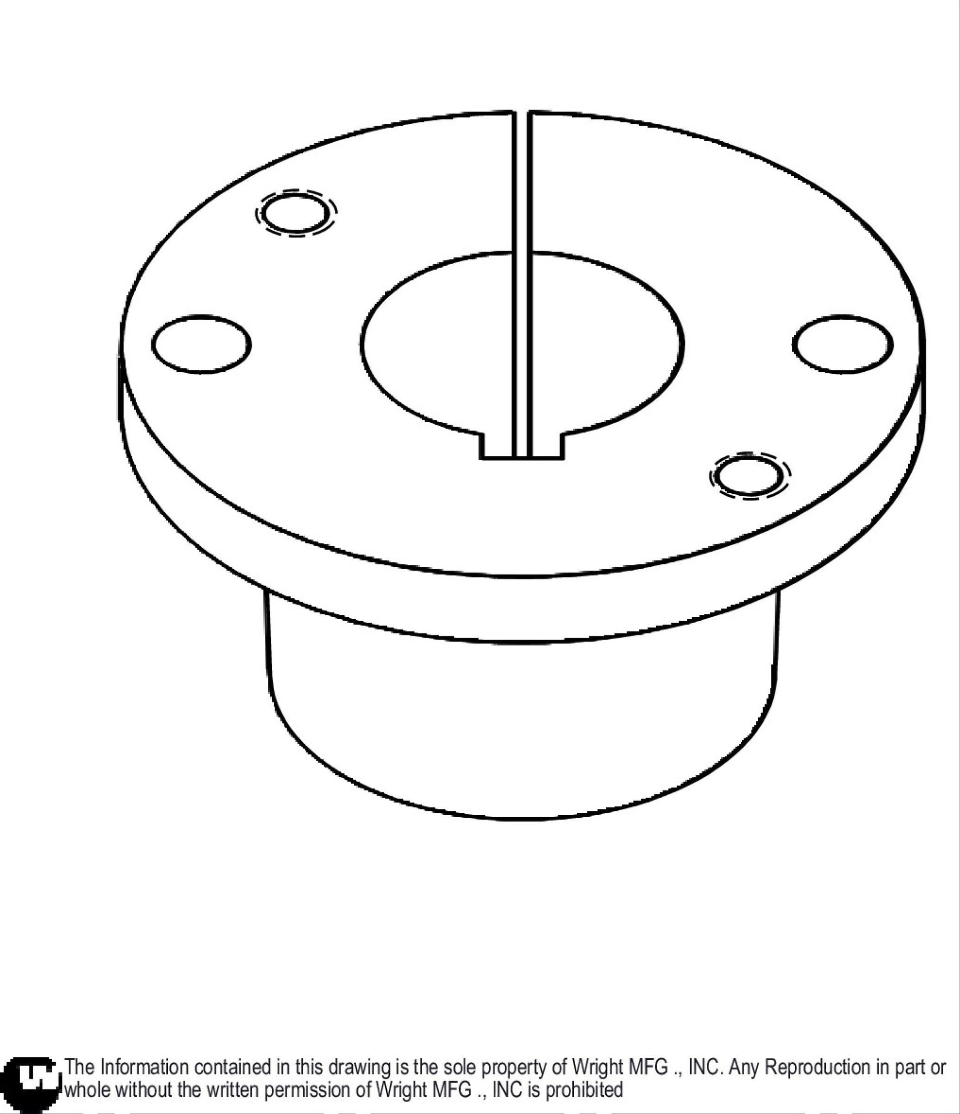 Tapered Split Bushing (Rep 71460008) 71460111.