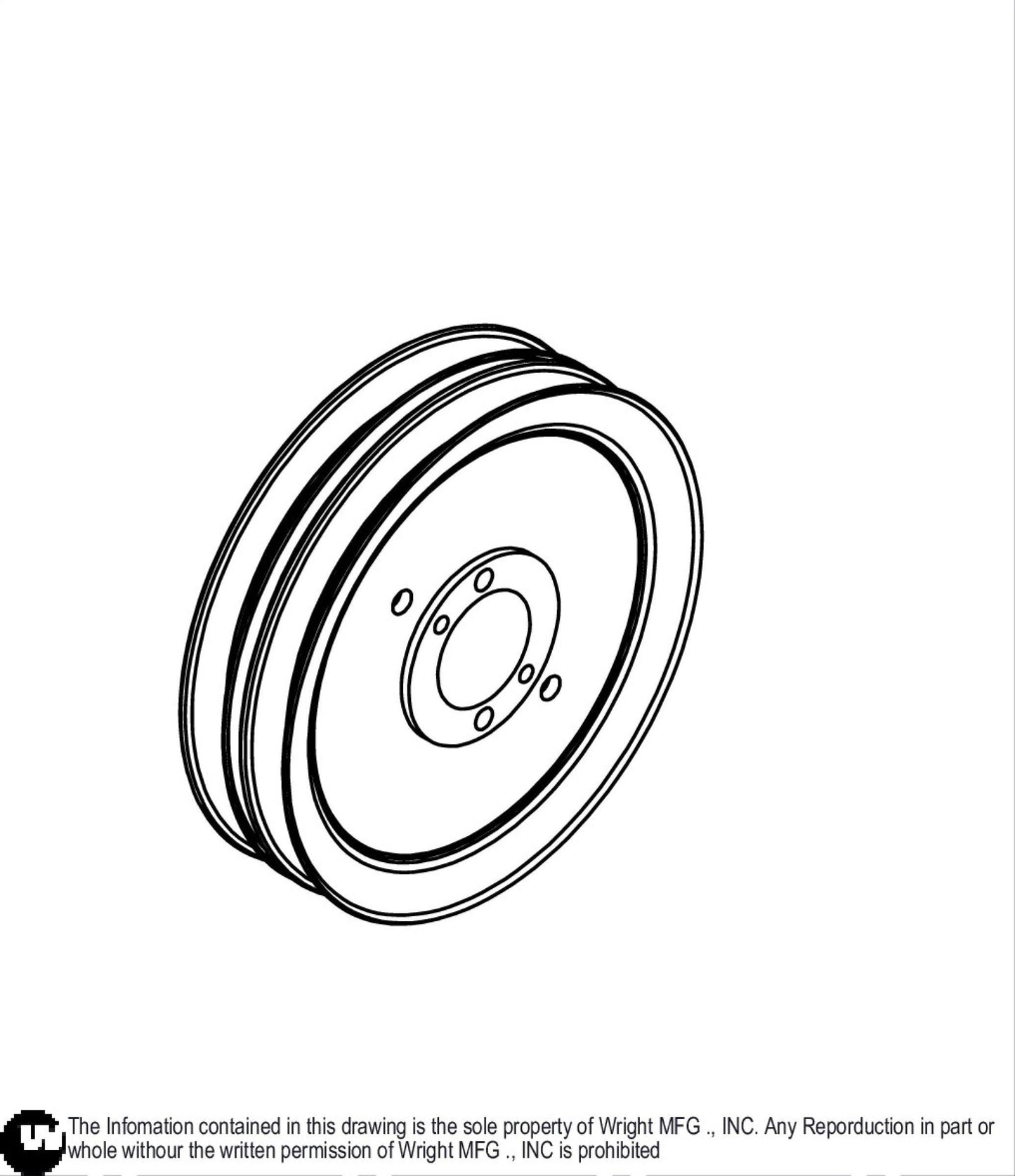 Pulley (Rep 71460084) 71460141.