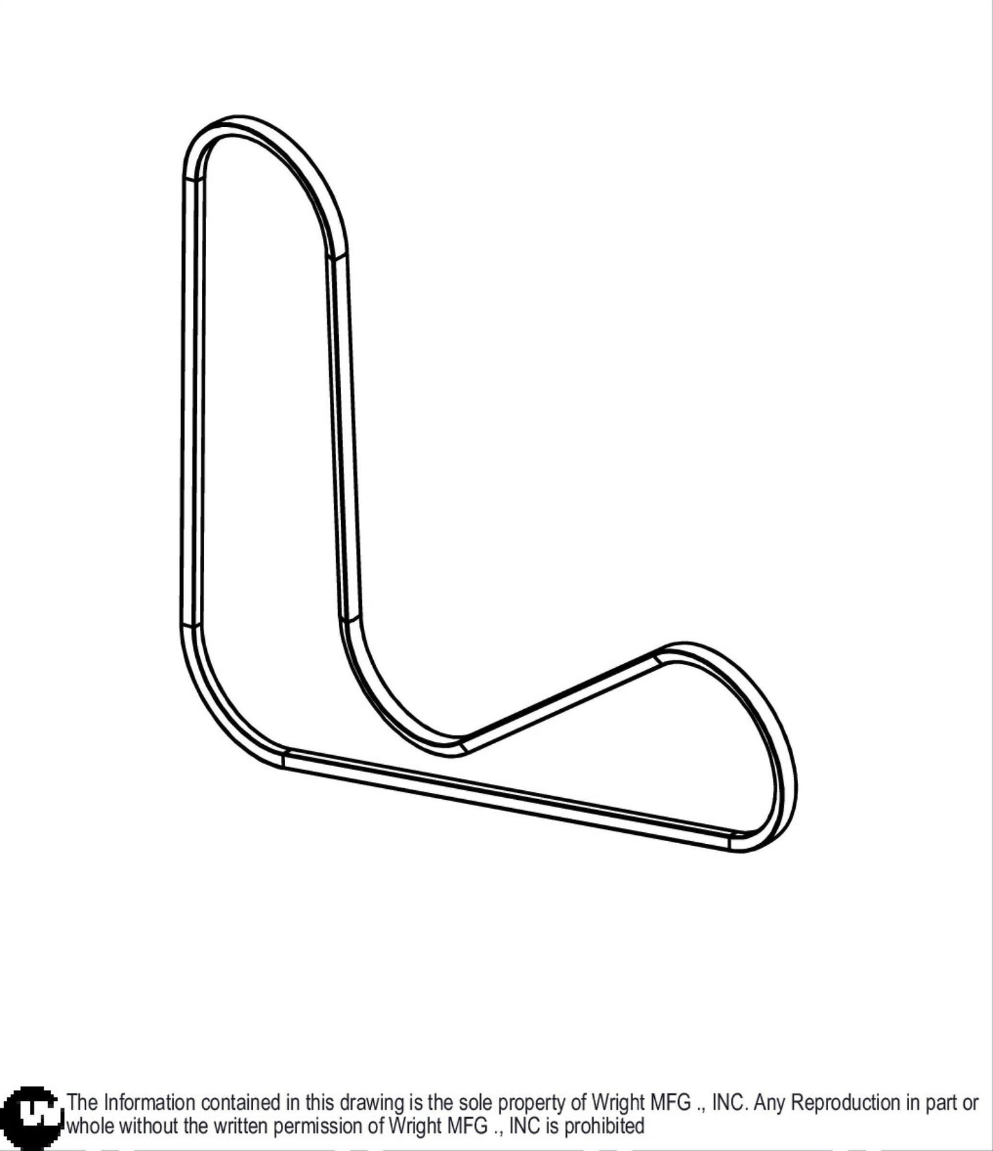 B Section 100.04EL Deck Belt 71460164.