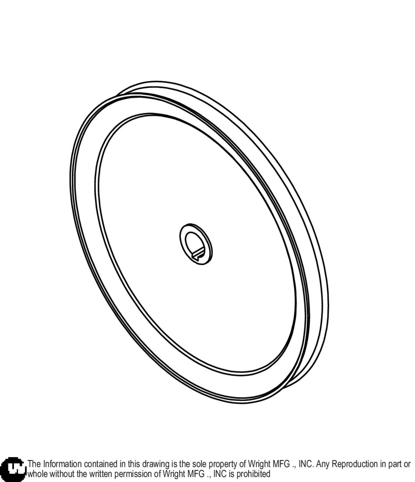 Transmission Input Pulley (Rep 71460093) 71460169.