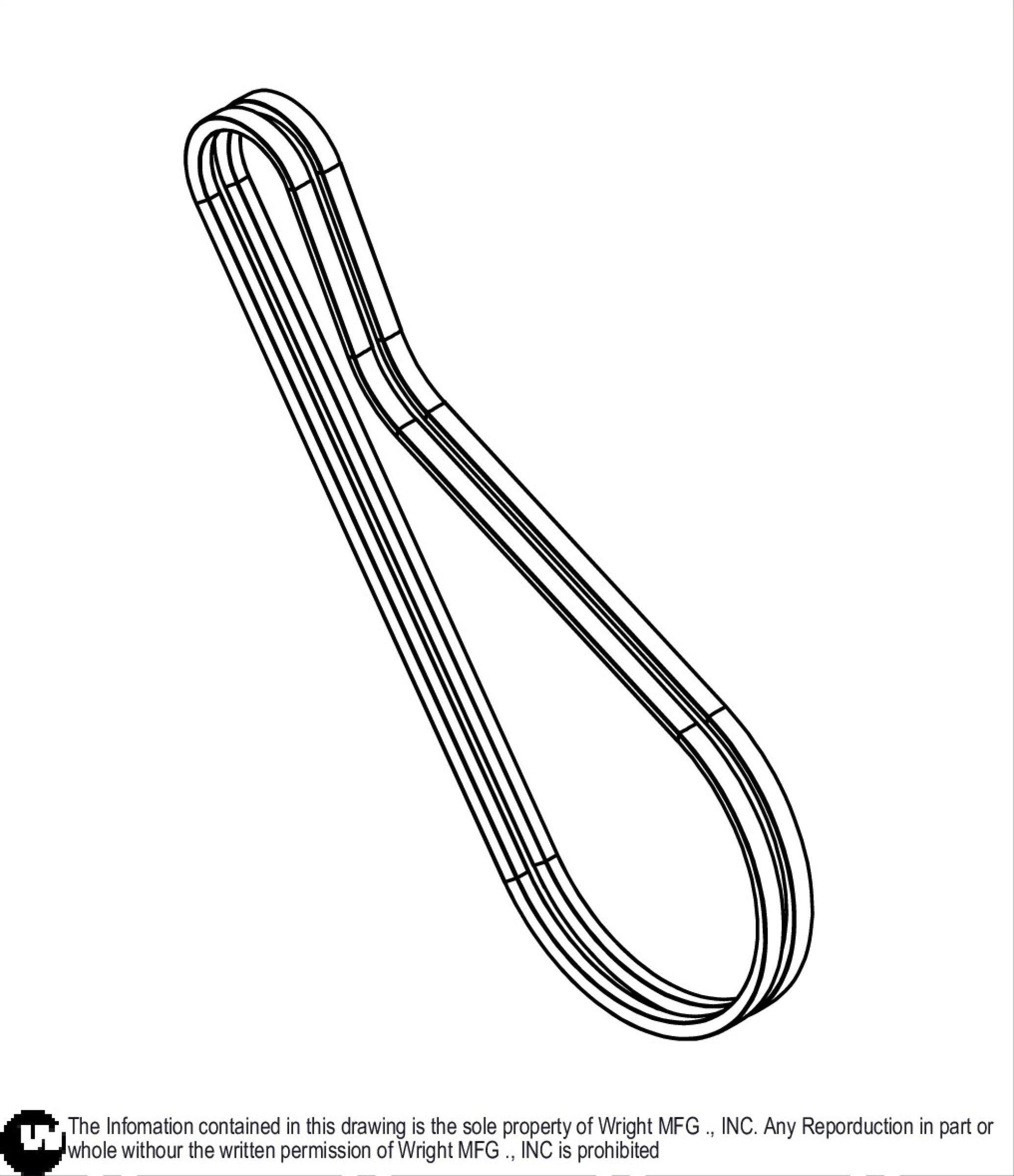 A Section Drive Belt 48.xx 71460173.