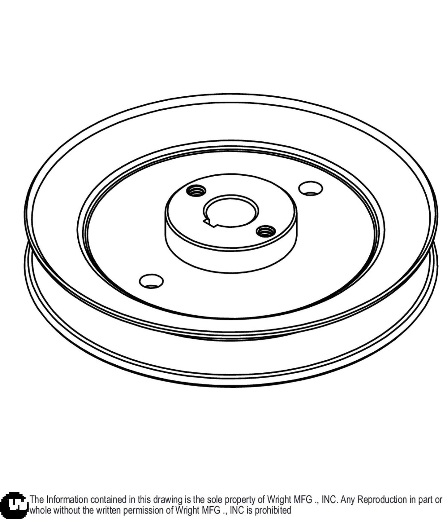 Single Split Pulley 71460219.