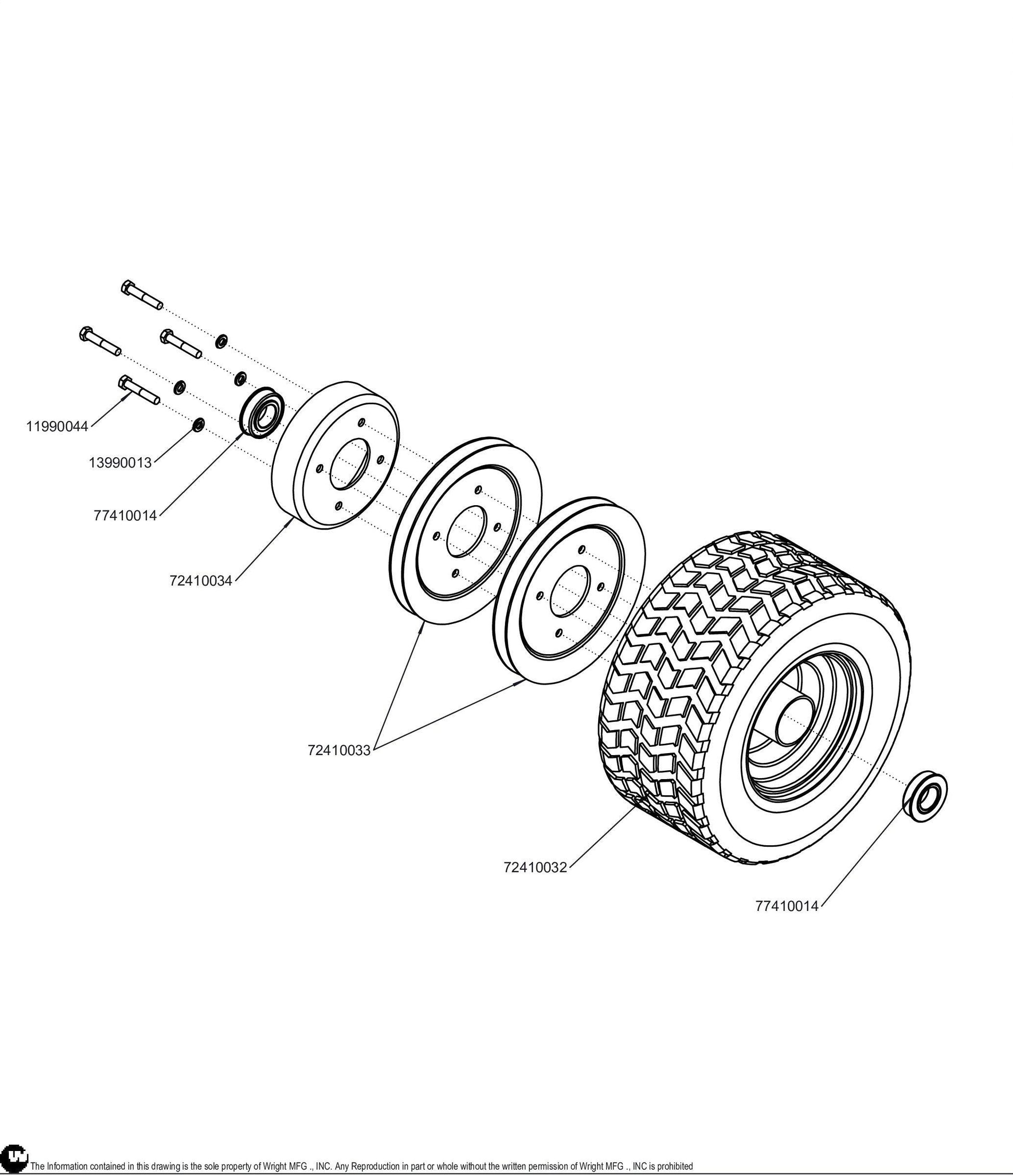 Wheel And Pulley Assembly, GD 72410029.
