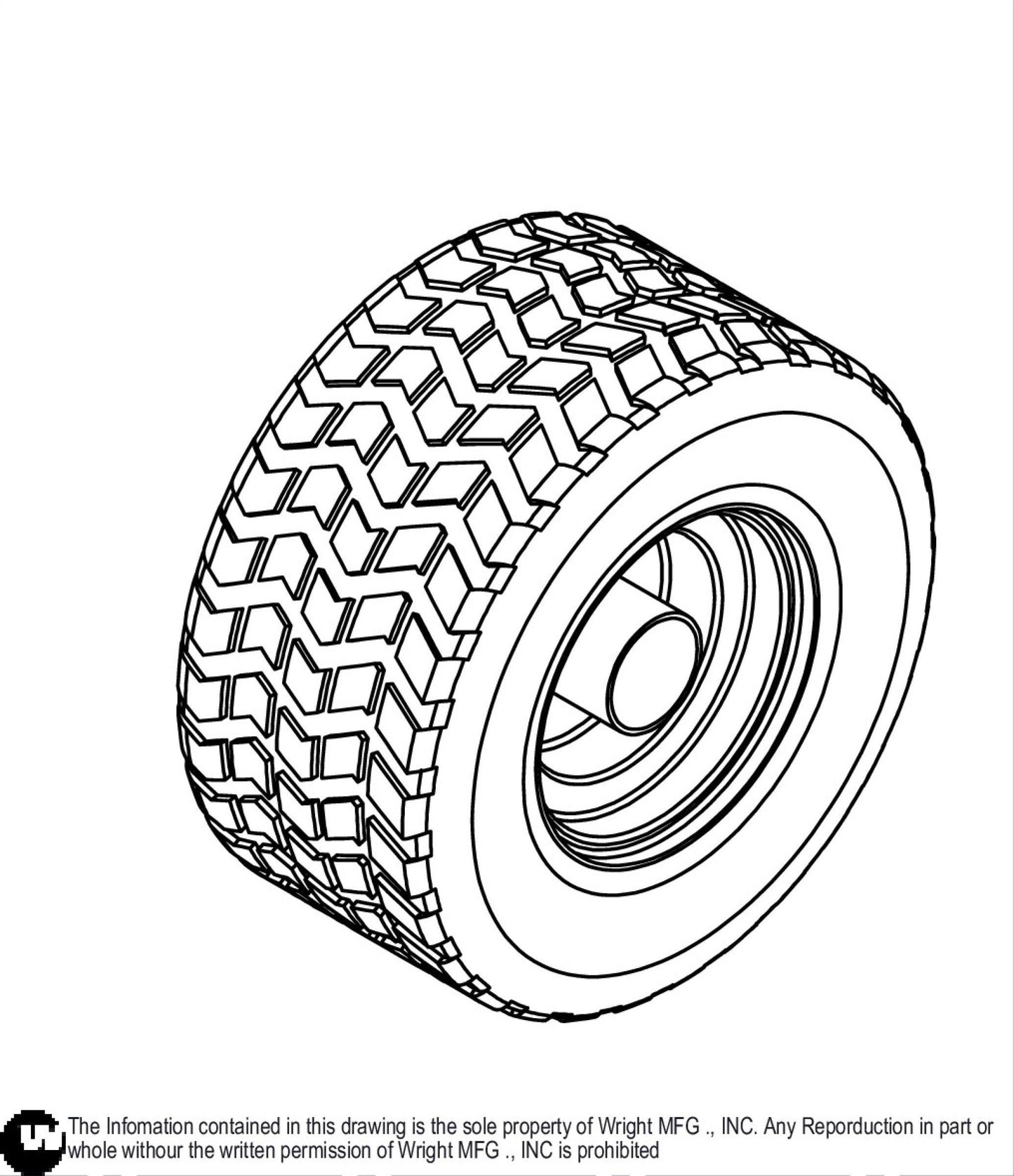 Rim And Tire Only Wheel Assembly, GD 72410032.