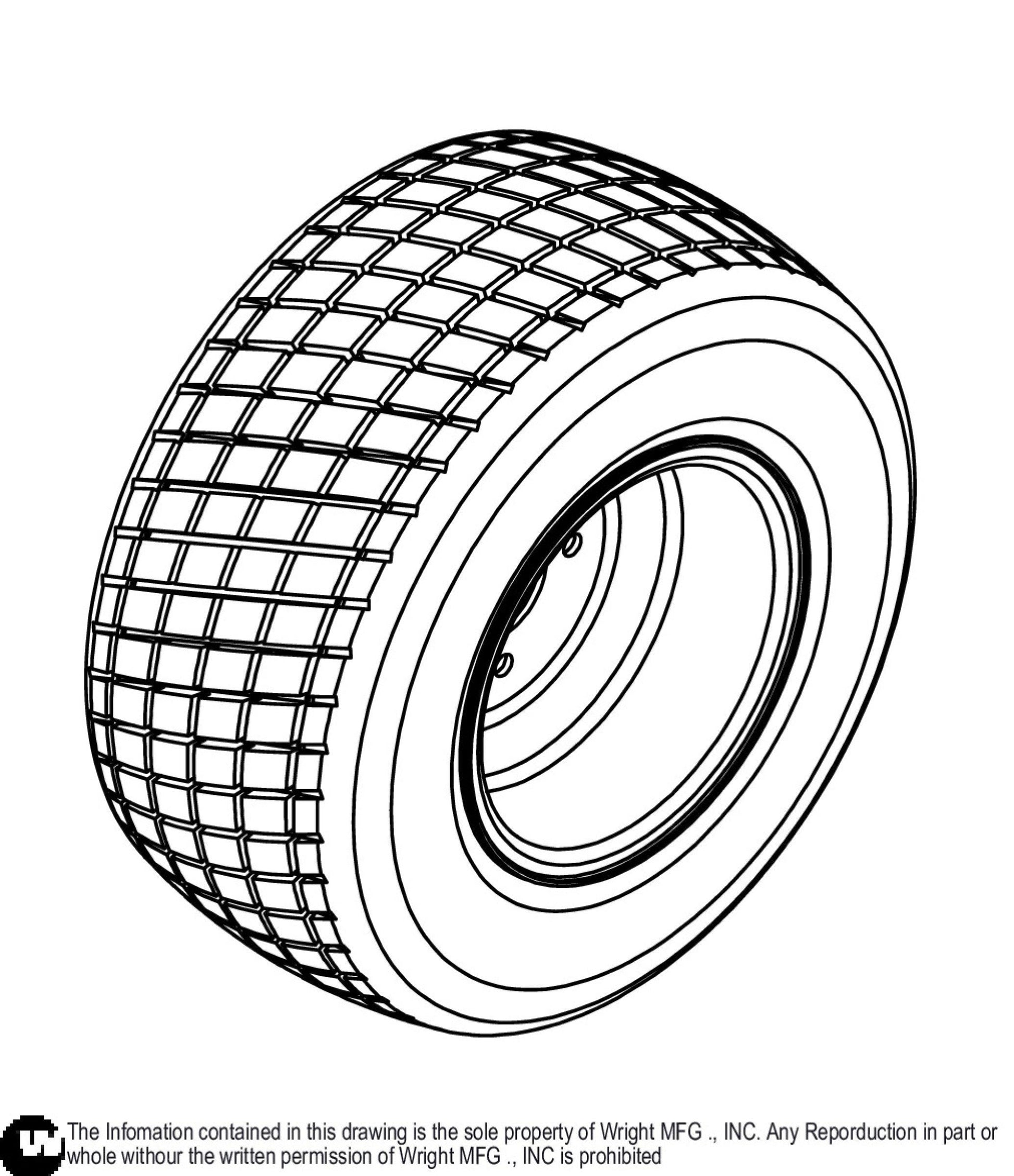 18 X 8.50-8 Wheel Assembly (Rep 72410066) 72410066.