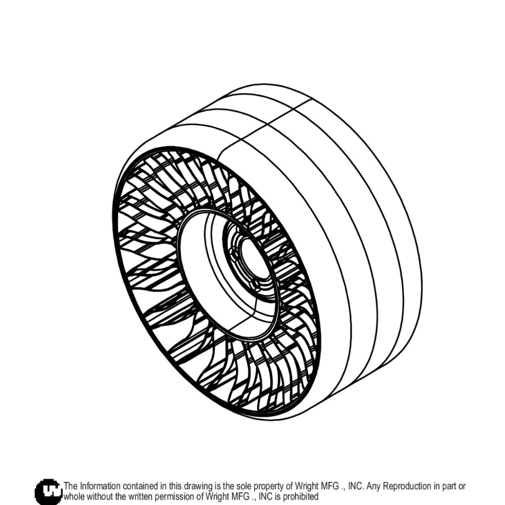 Wright 24 X 12 Tweel Wheel Tire 72410098