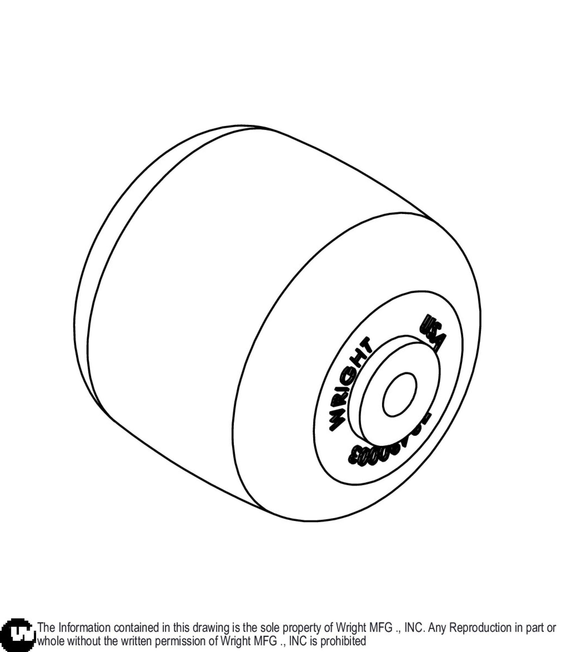 Plastic Solid Wheel (Rep 72490002) 72490003.