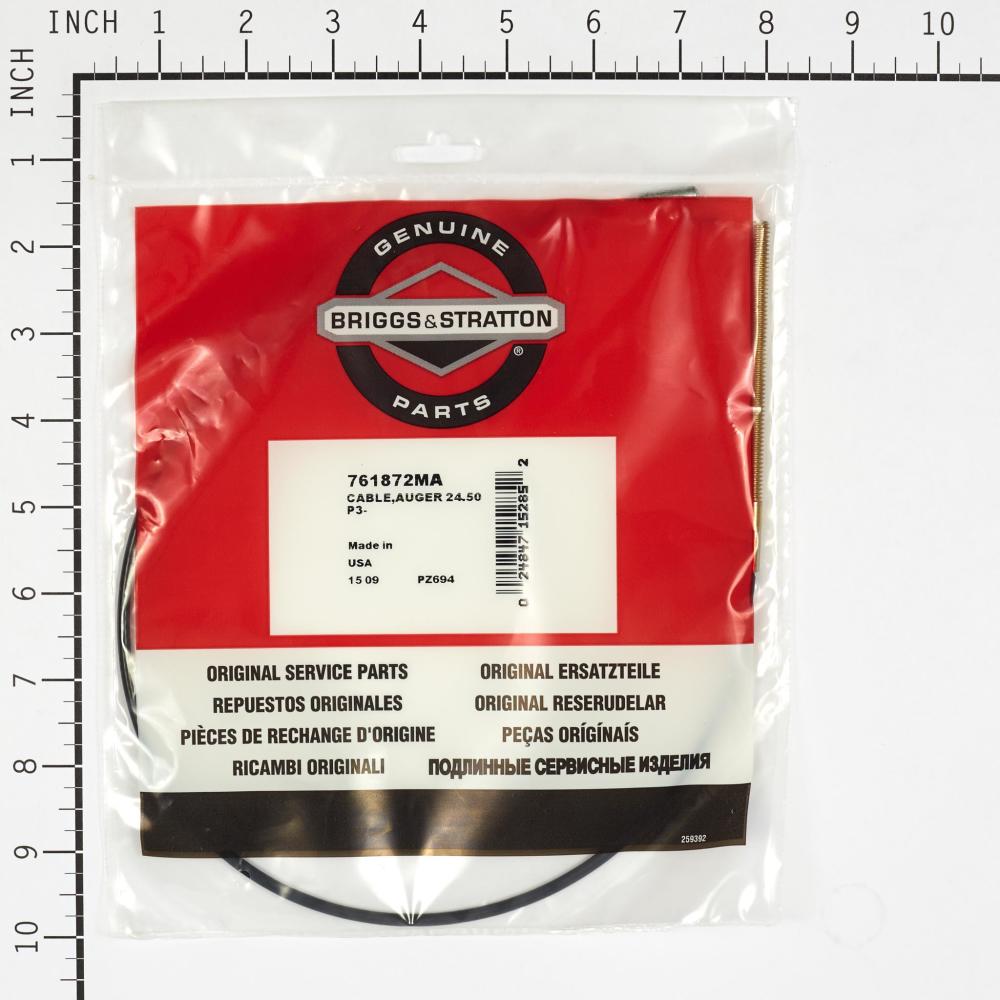 Briggs & Stratton Cable,Auger 24.50 P3- 761872MA