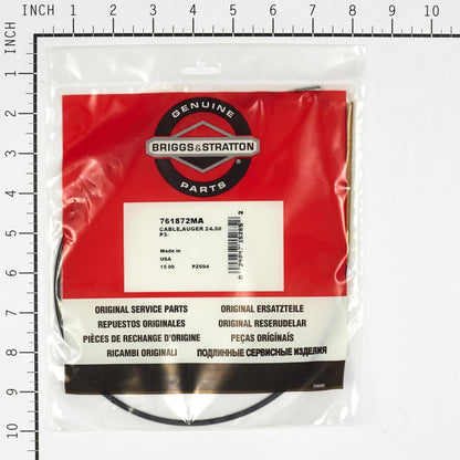 Briggs & Stratton Cable,Auger 24.50 P3- 761872MA