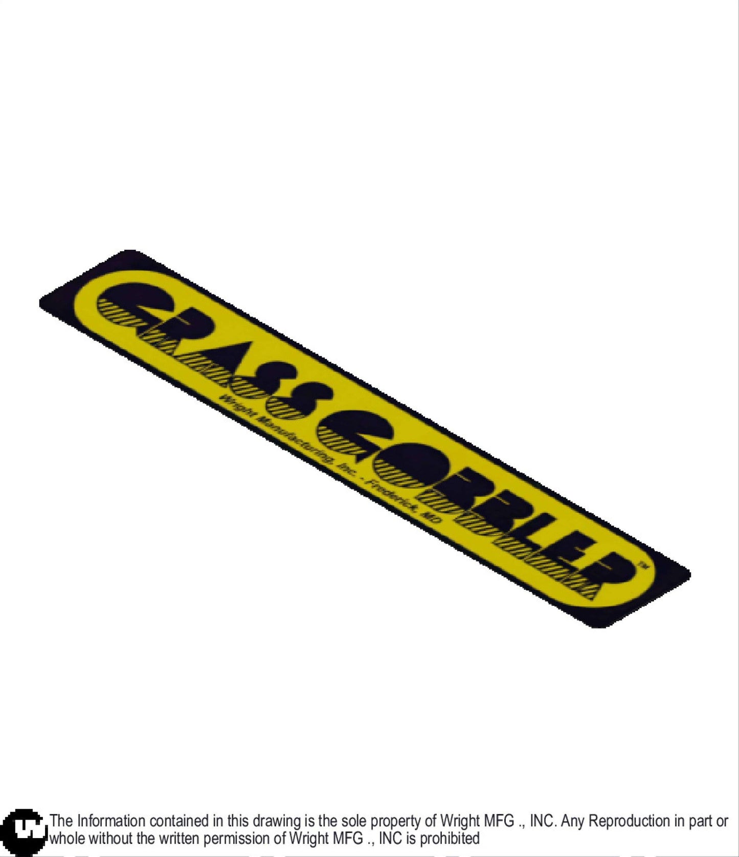 Grass Gobbler Label (GGLABEL) 76190001.