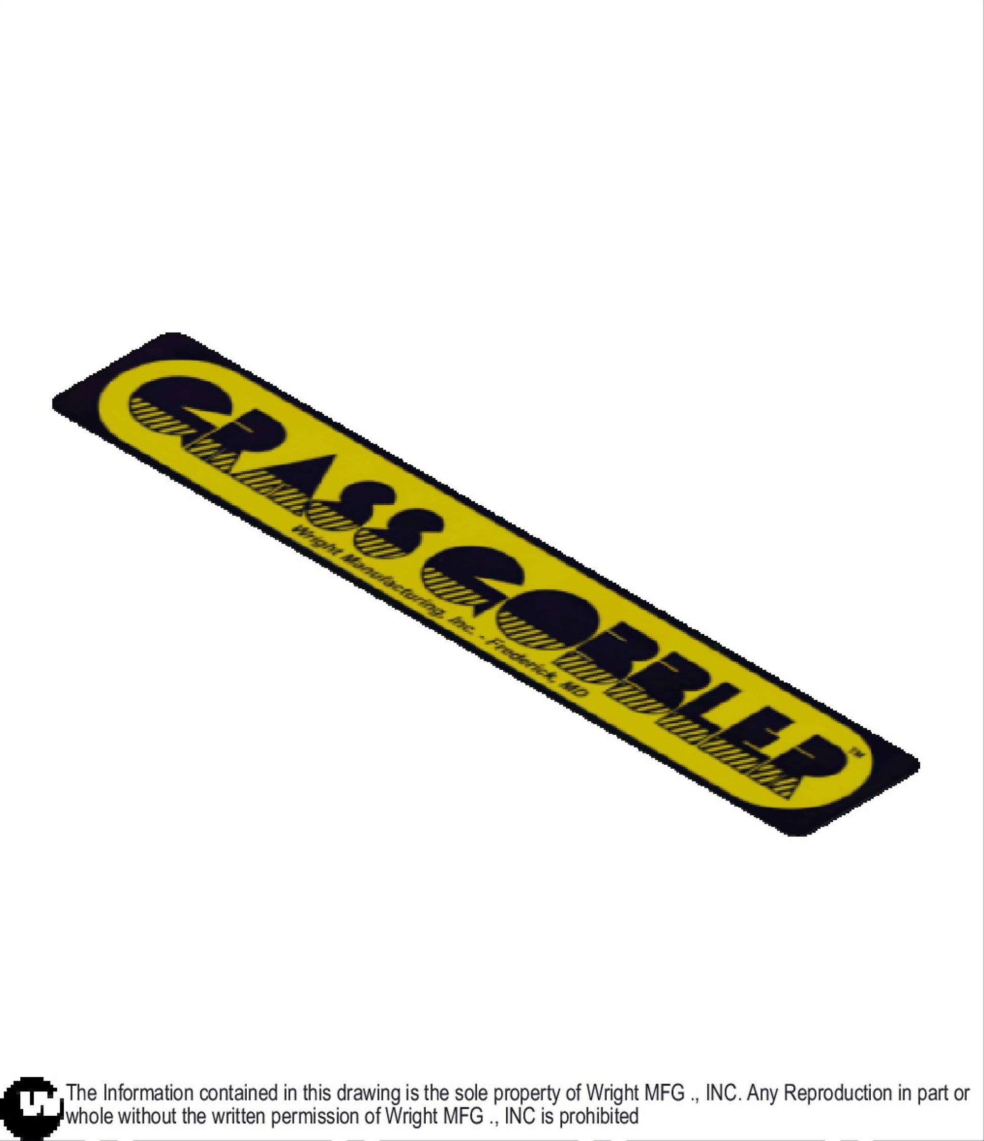 Grass Gobbler Label (GGLABEL) 76190001.