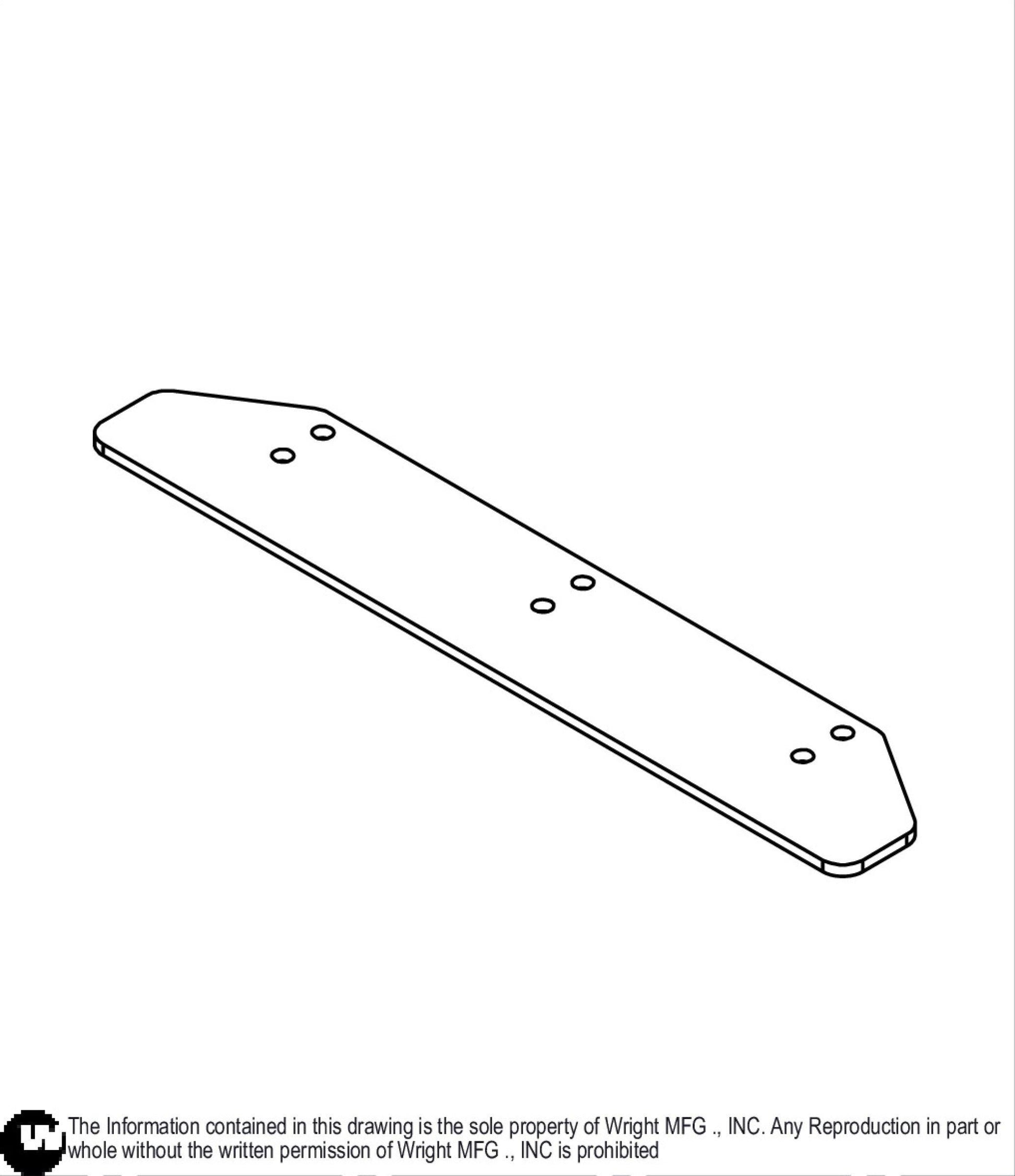 CE WVHC Trailing Shield Rubber 76430005.