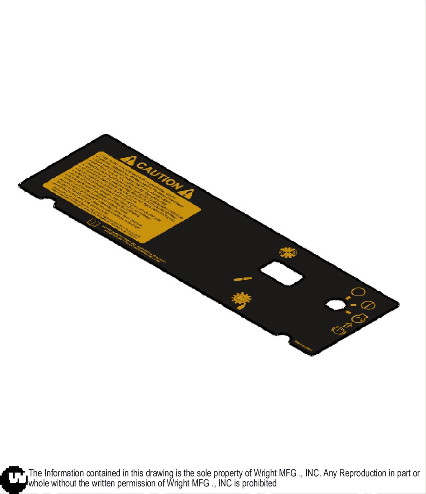 Main Instrument Panel Decal 76490013.