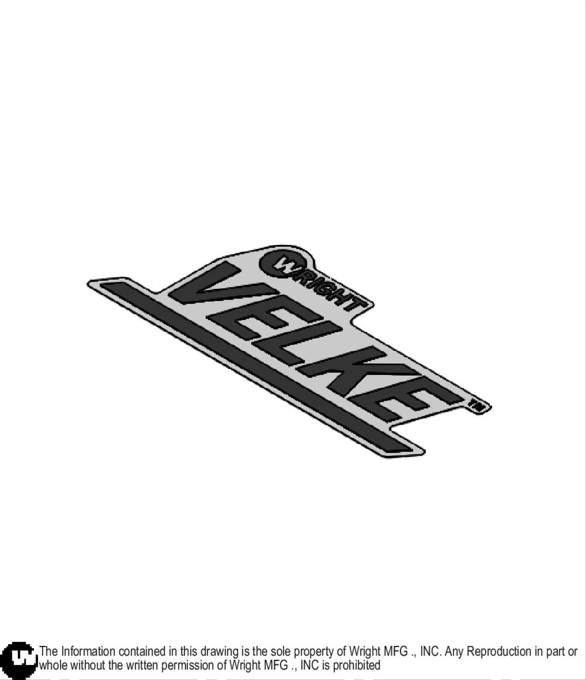 Large Velke Logo Decal 76490024.
