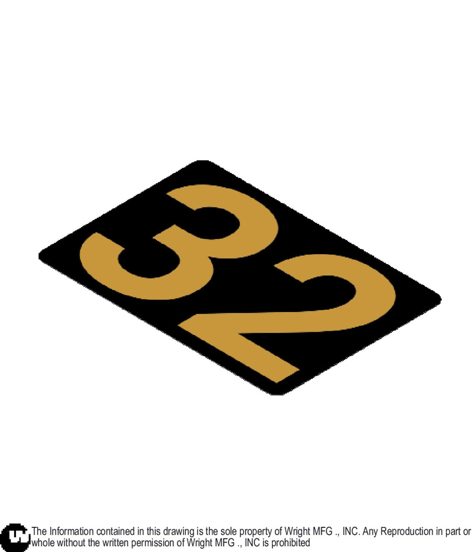 32" Deck Size Decal 76490027.