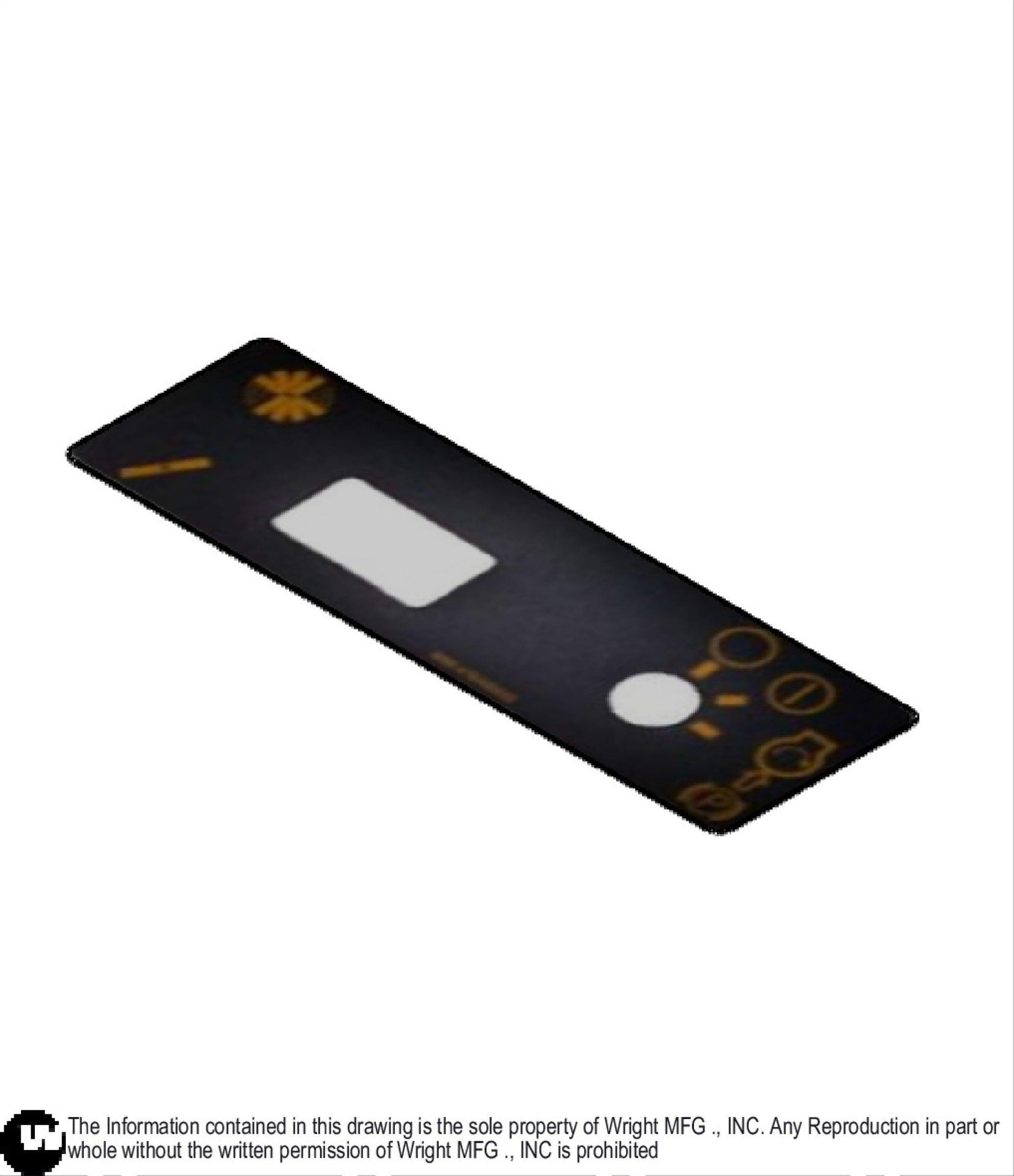 Sentar CE Right Dash Panel Decal 76490032.