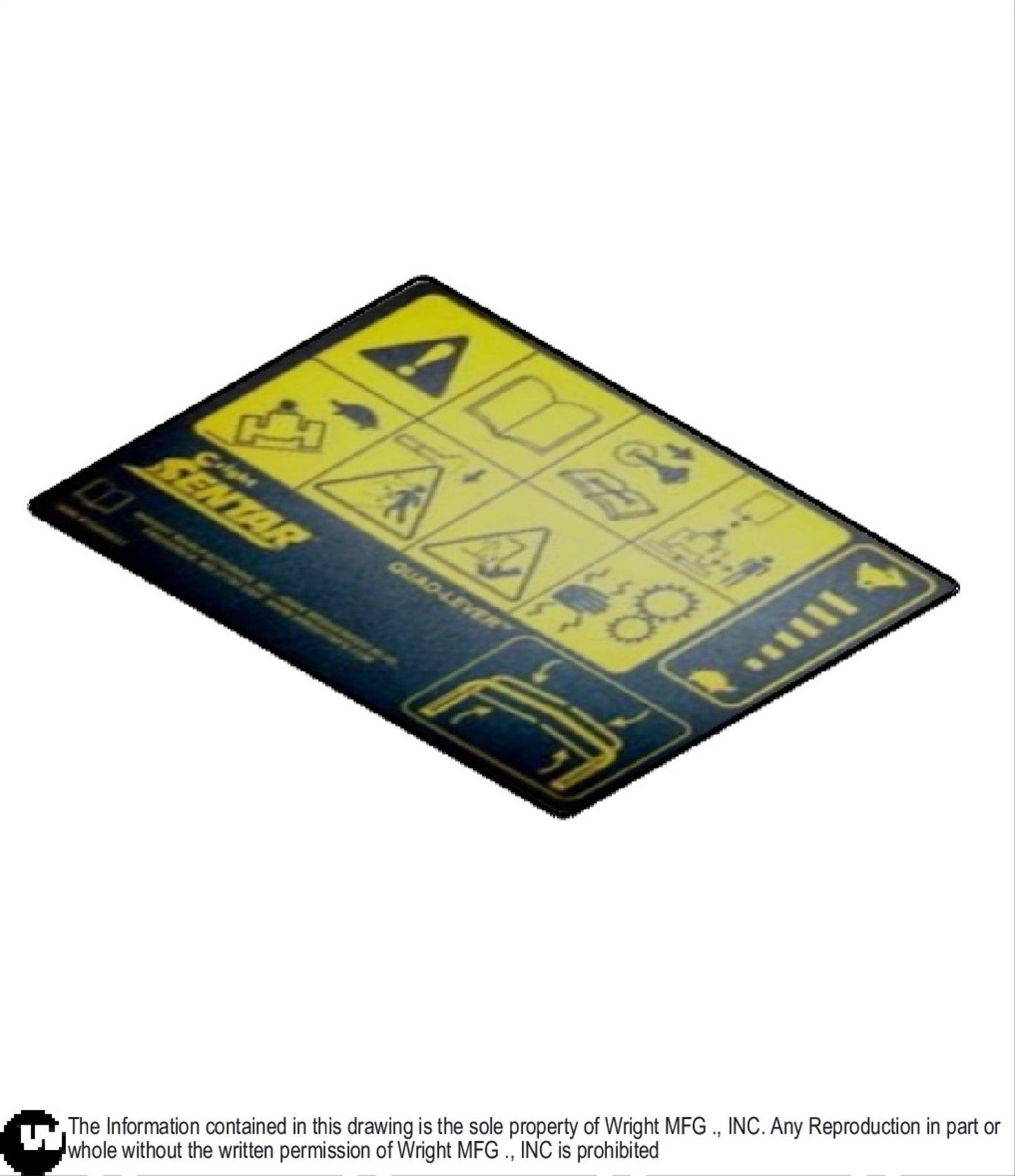 Sentar CE Left Dash Decal 76490033.
