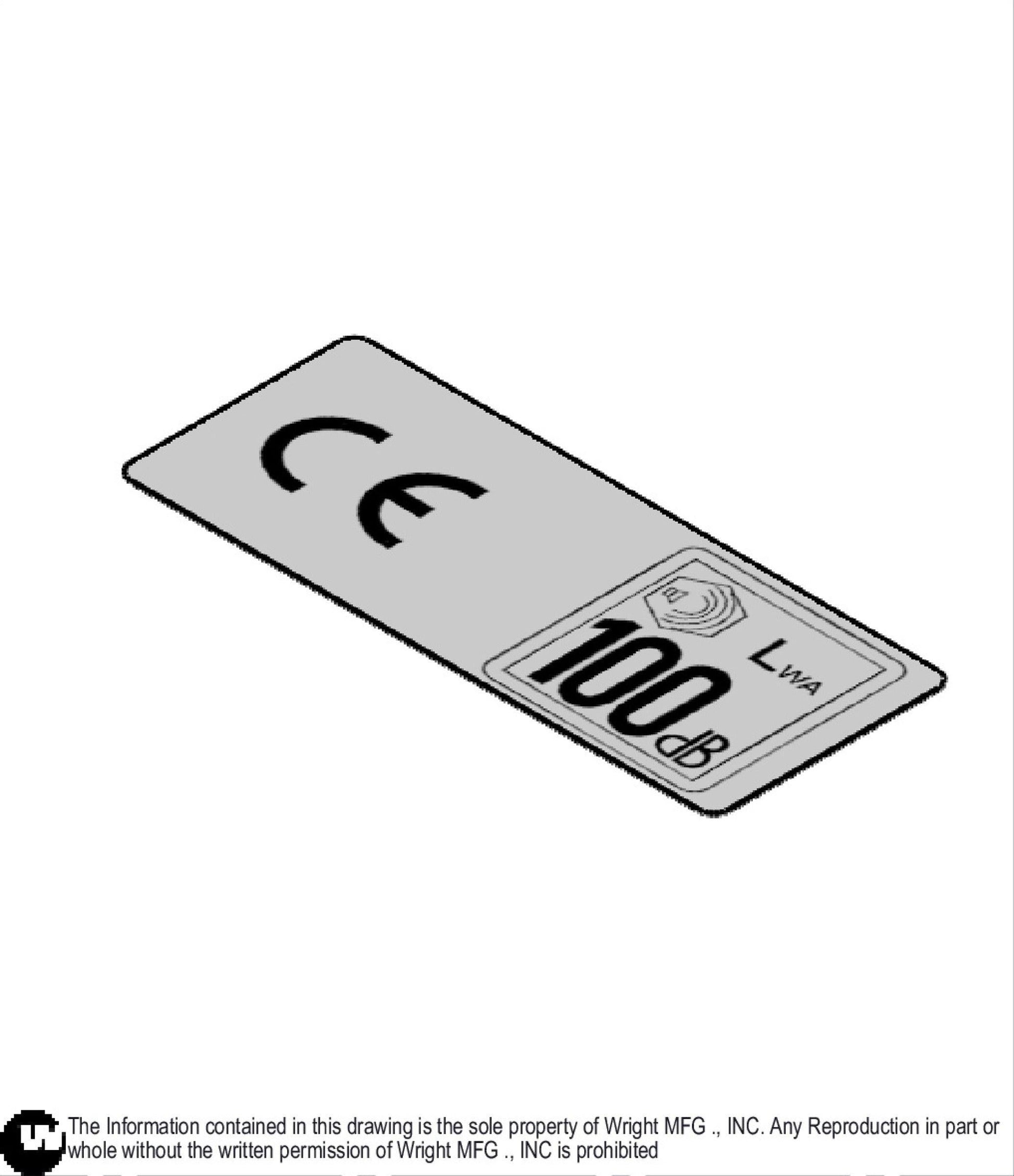CE Noise 100 Decal 76490045.