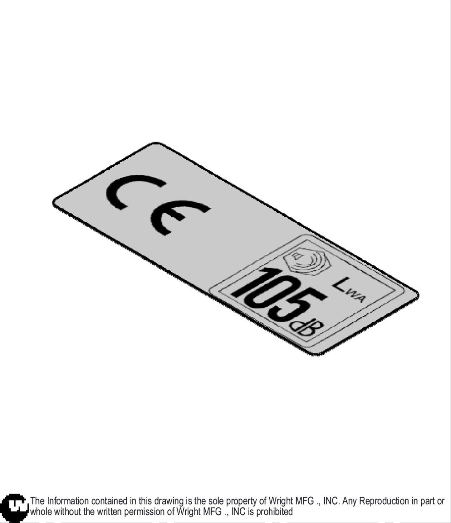 CE Noise 105 Decal 76490046.