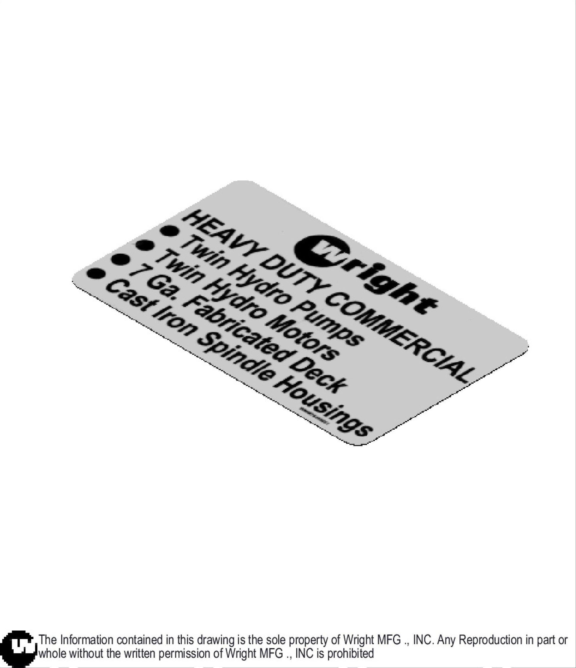 Deck Commercial Benefits Decal 76490051.