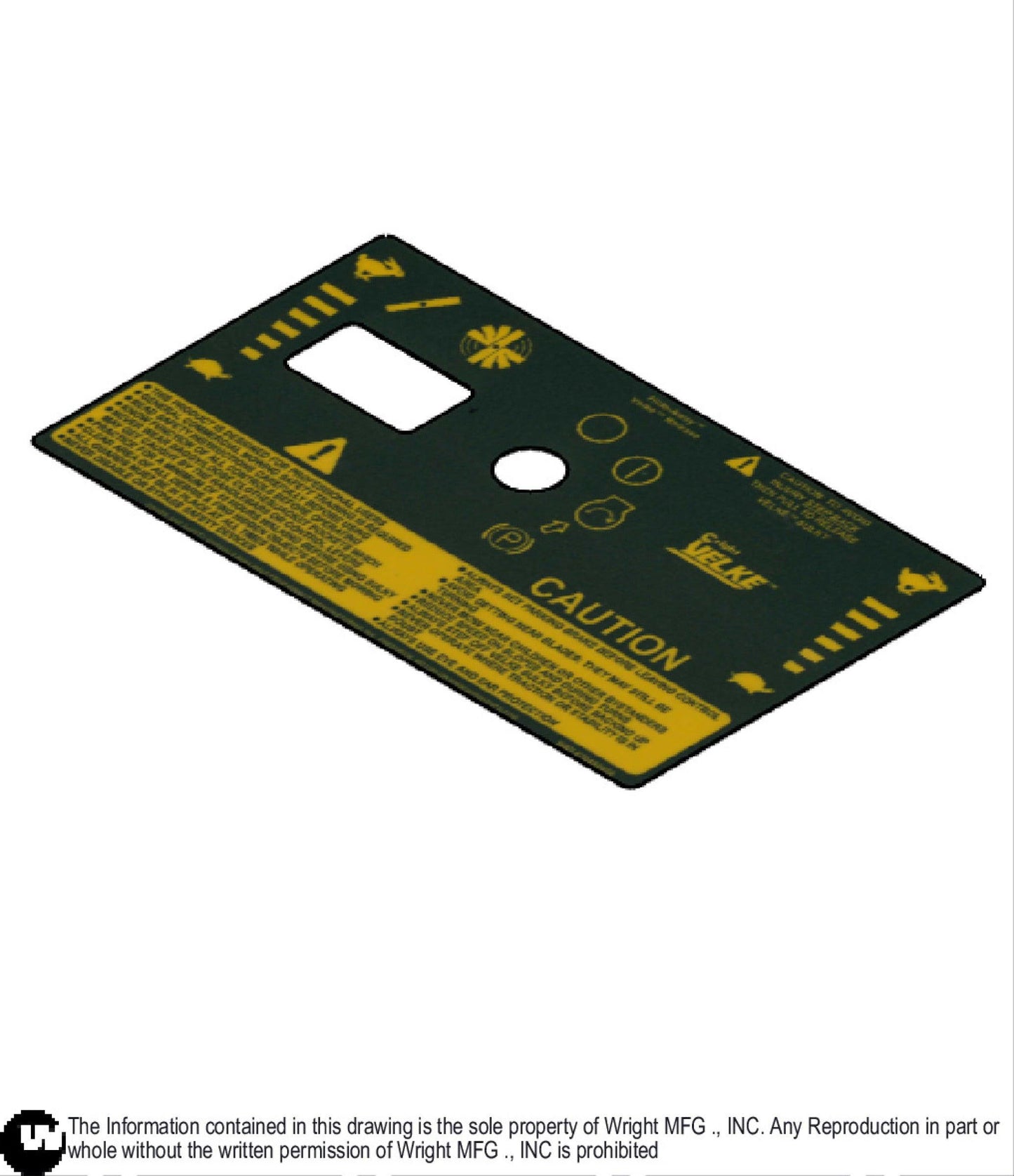 Velke PG Dash Decal 76490056.