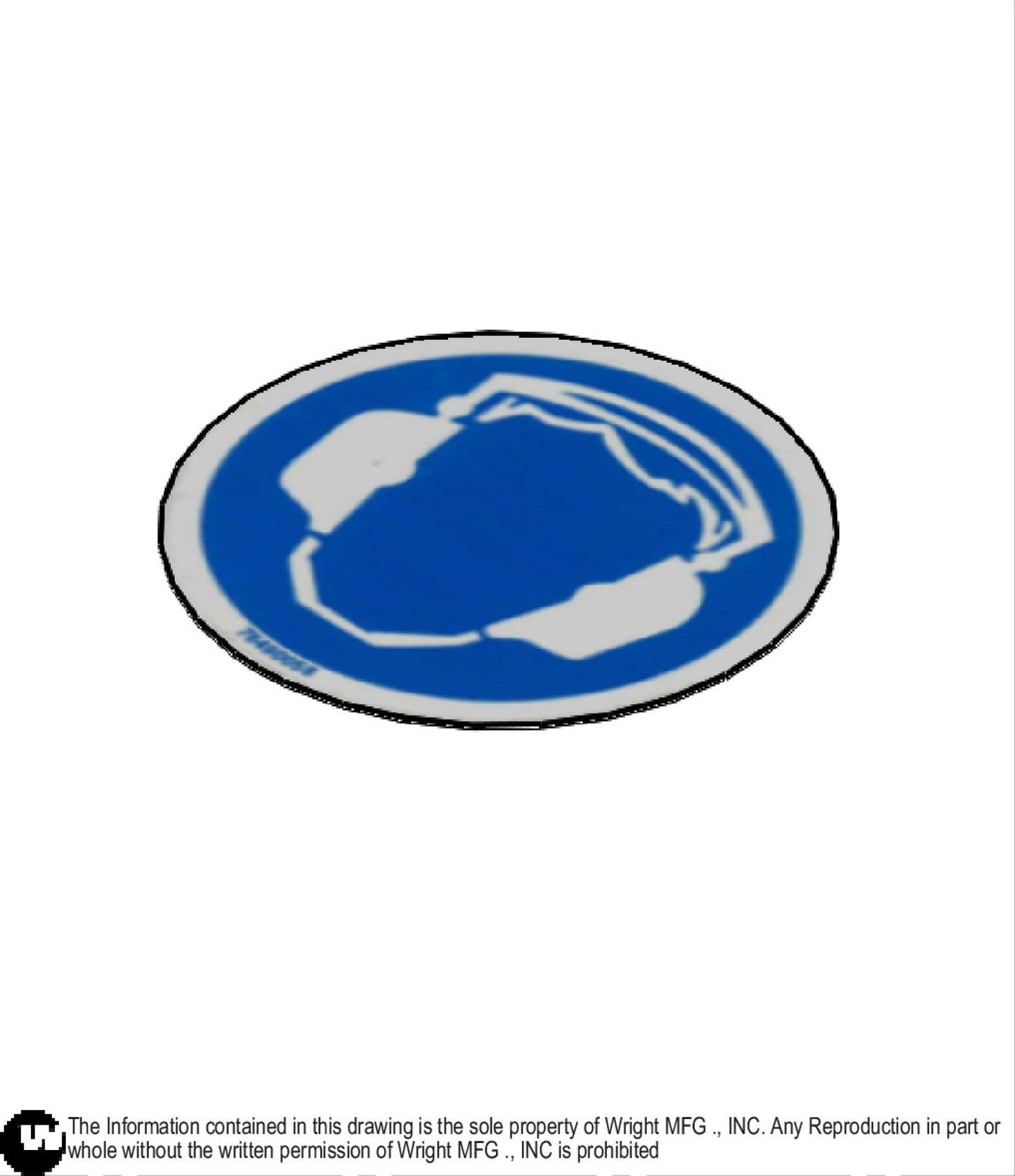 Noise Protection Warning CE Decal 76490058.