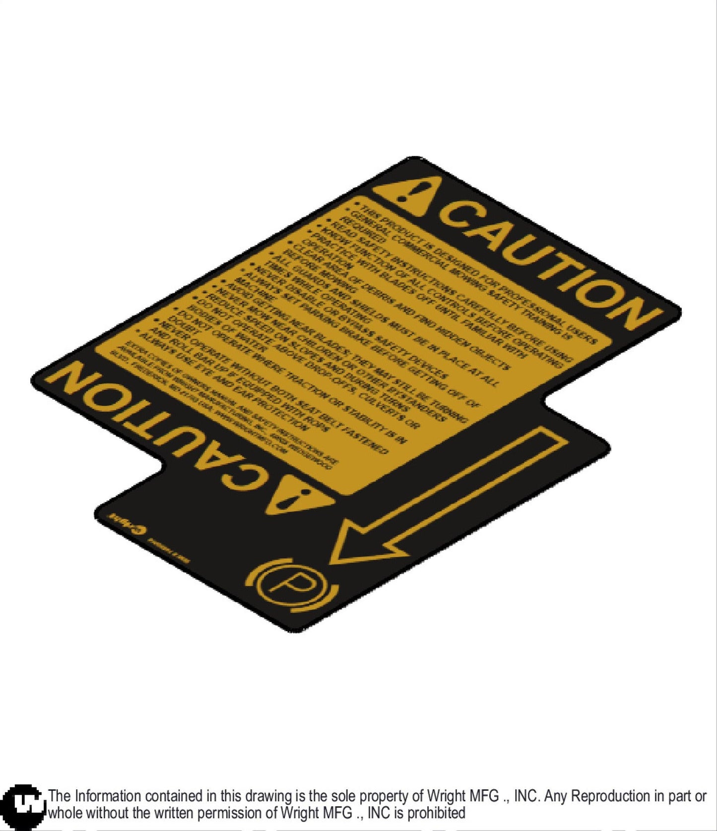 Z General Safety Decal 76490064.