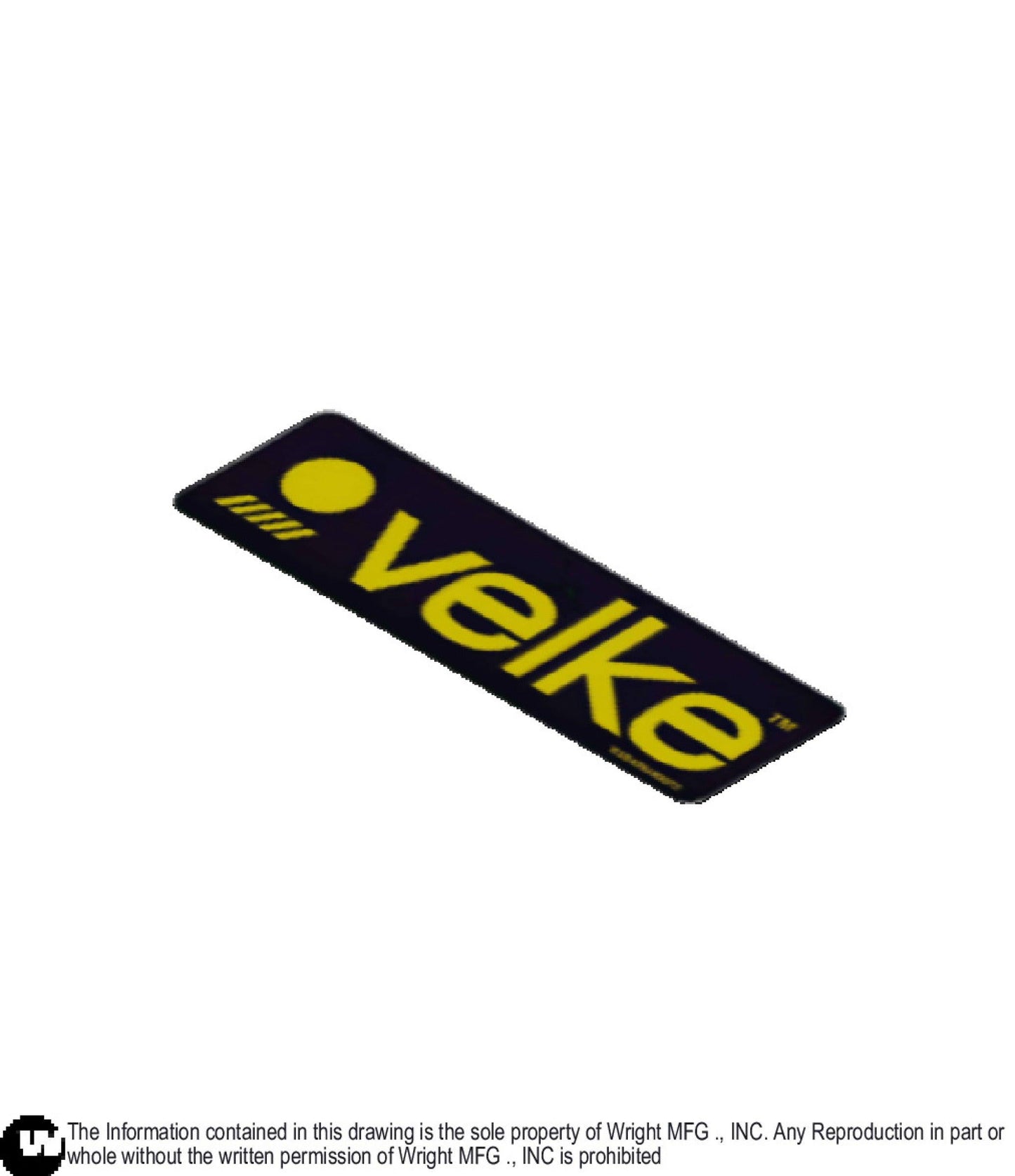 Large Velke Pro One Logo Decal 76490073.