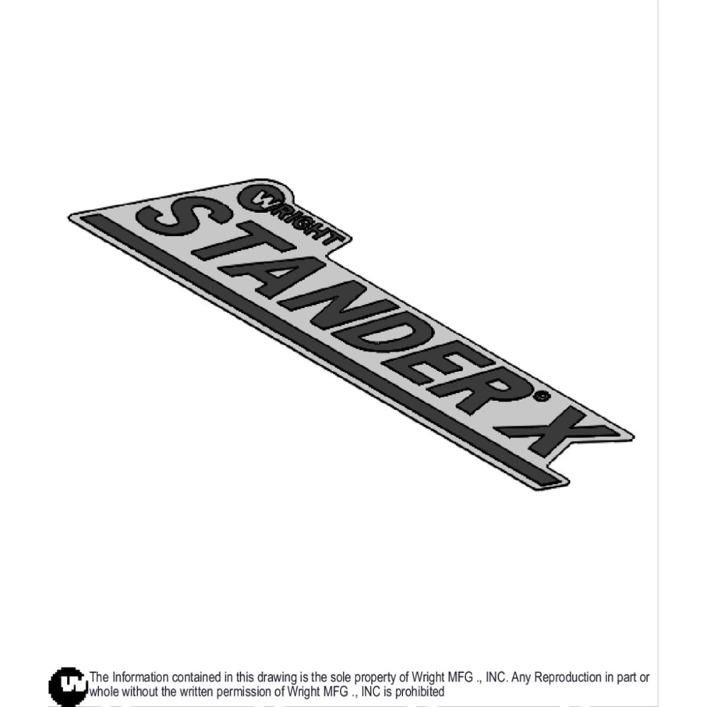 Stander X Dash Decal 76490090
