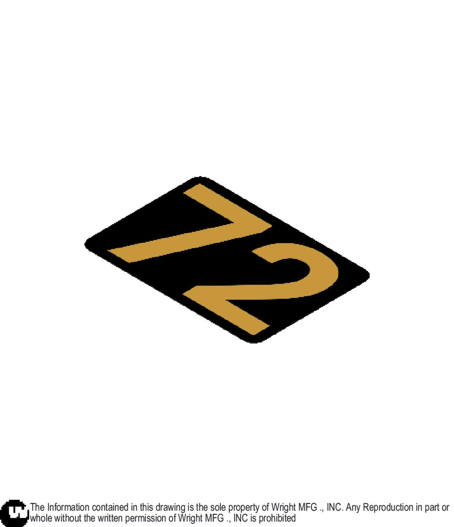 72IN Deck Size Decal 76490200.