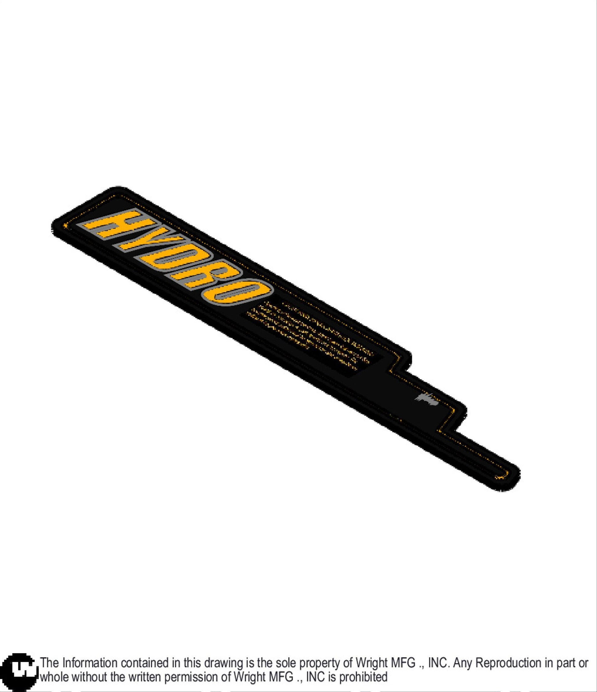 Hydro Deck Cover Decal W/ Spark 76490211.