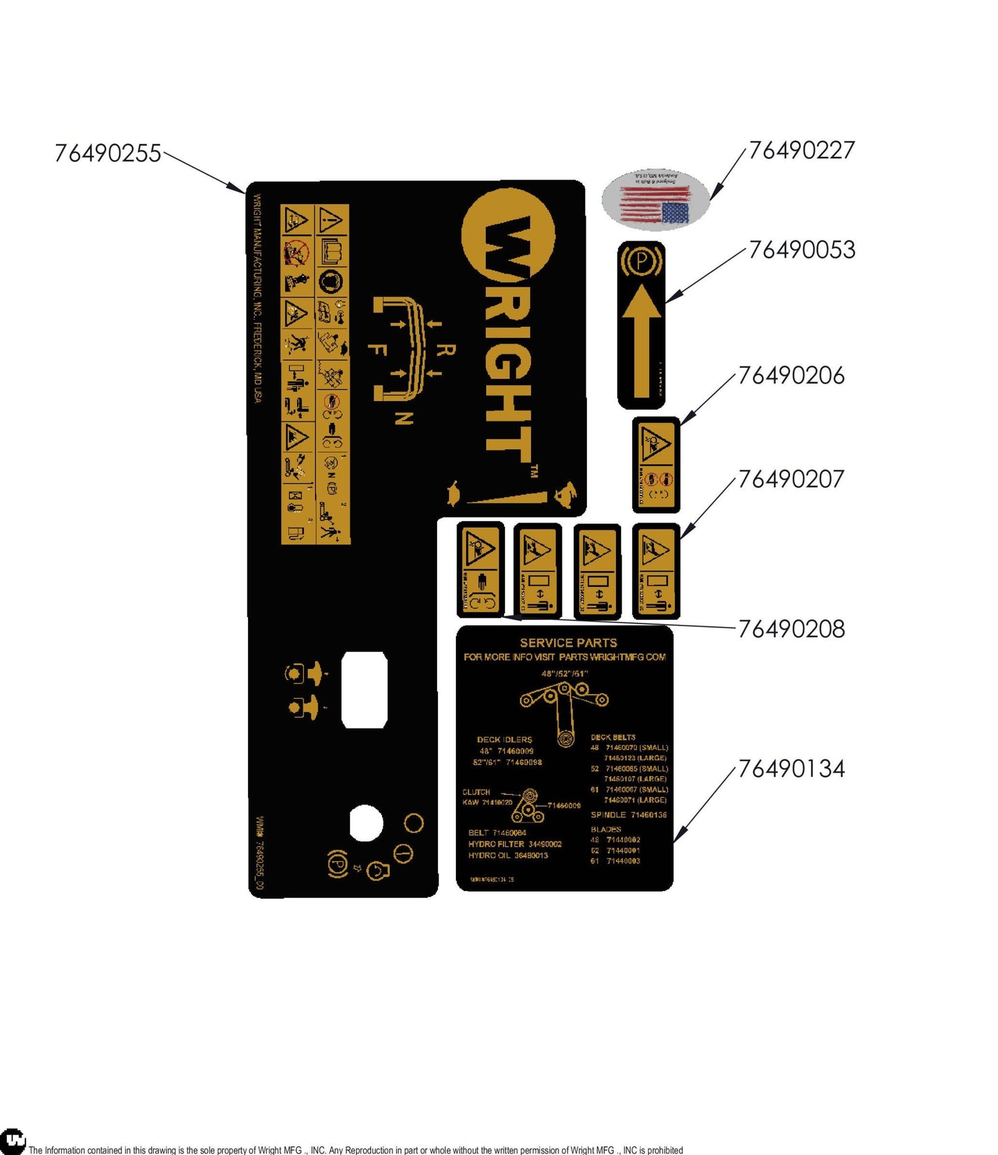 WSLG Master Kit Decal 76490238.