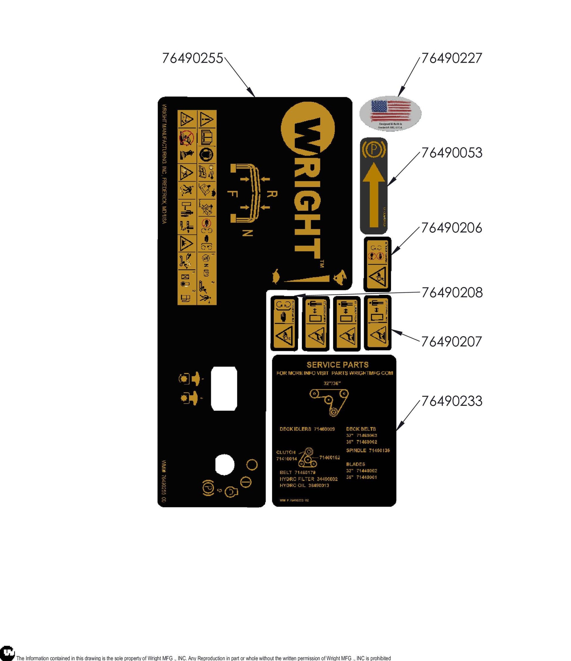 WSSM Master Kit Decal 76490241.