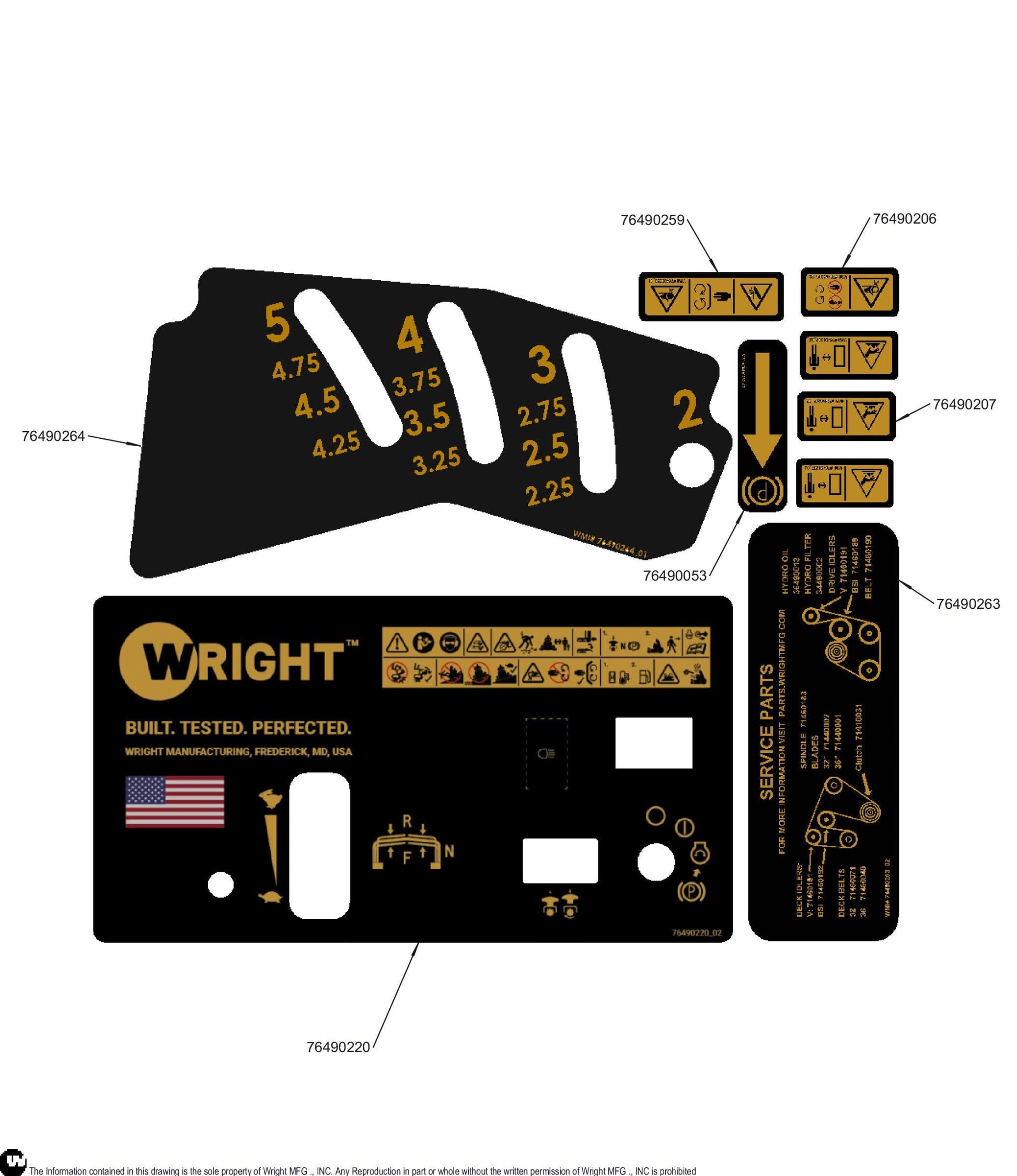 WSB 32/36 Master Kit Decal 76490265.