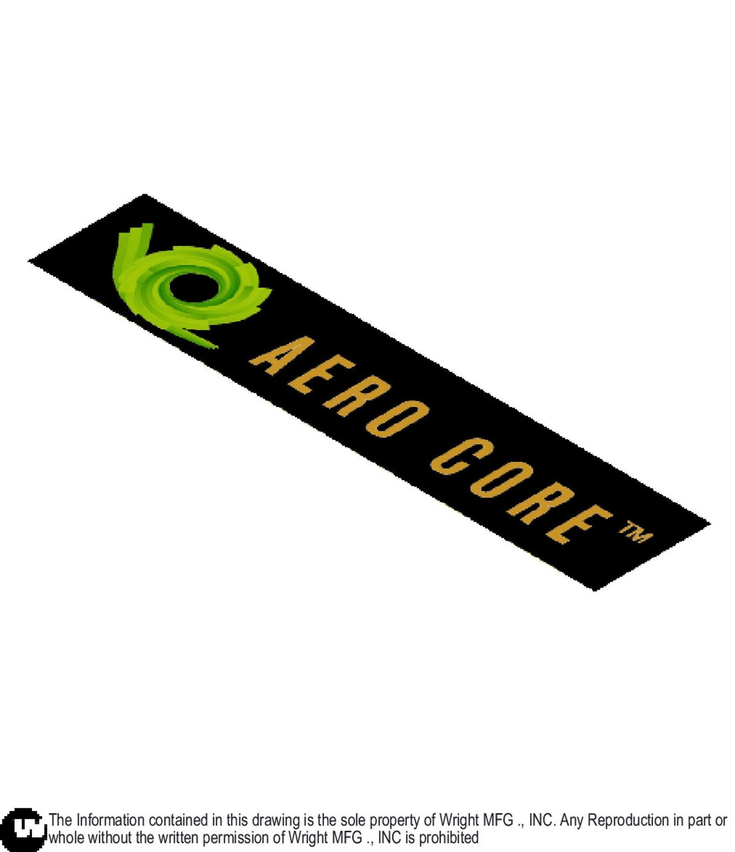 Black Aero-Core Deck Decal 76490268.