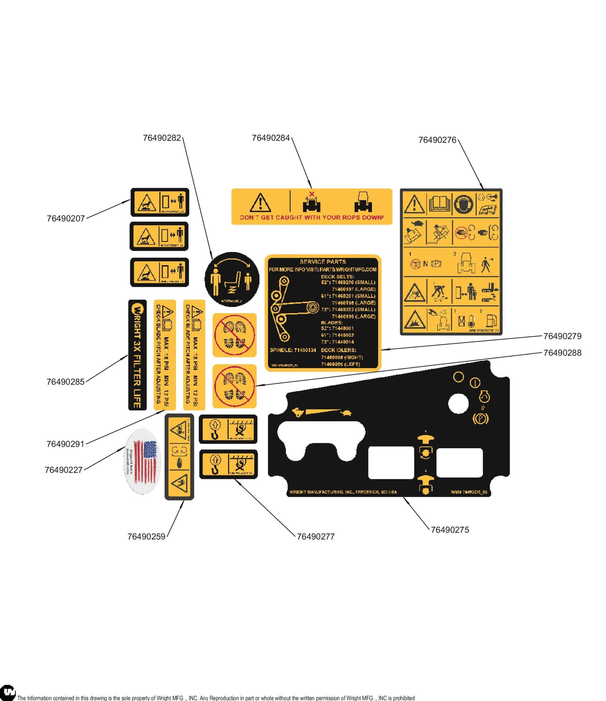 WZXT Master Kit Decal 76490292.