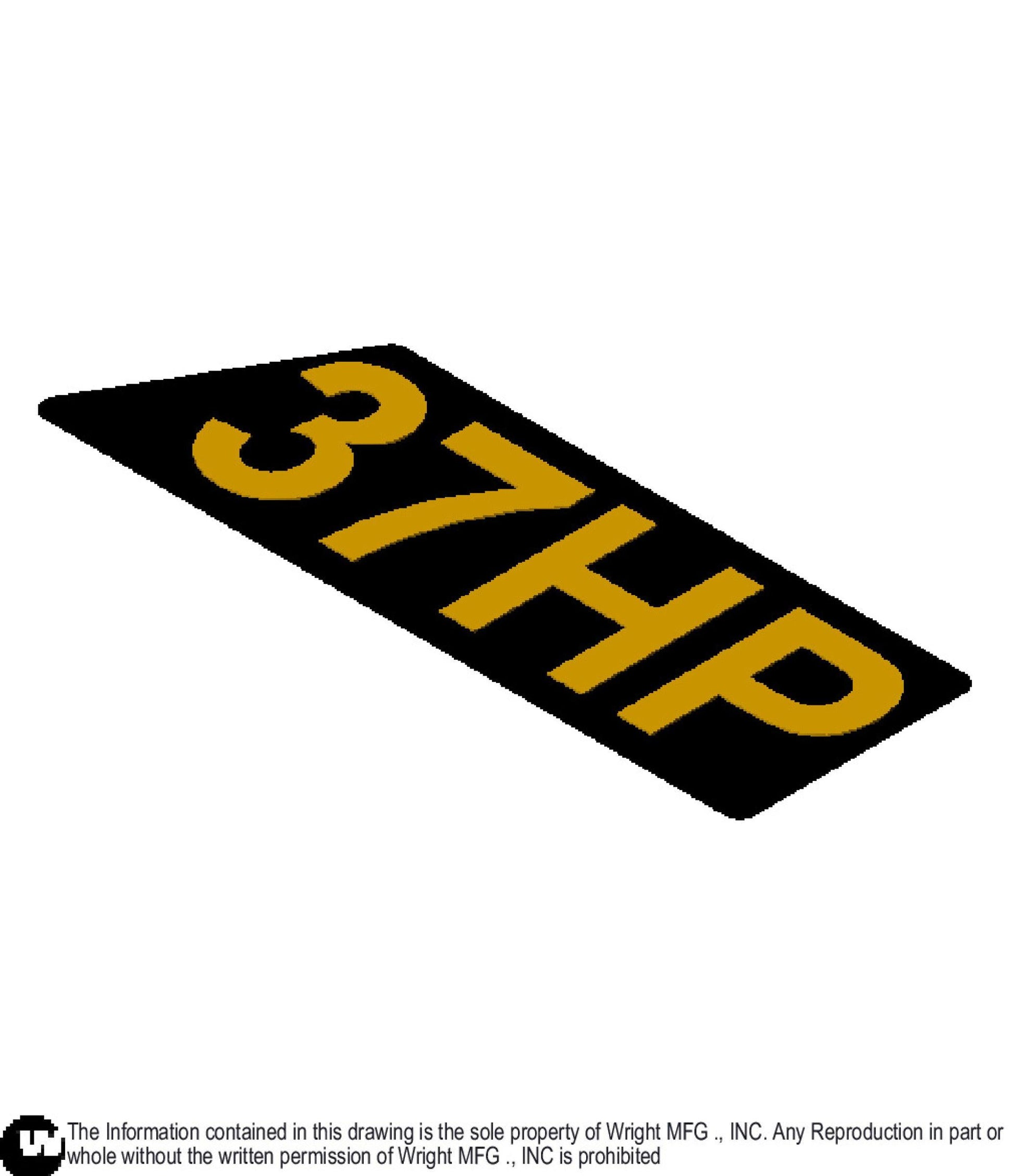37 HP Decal 76490310.