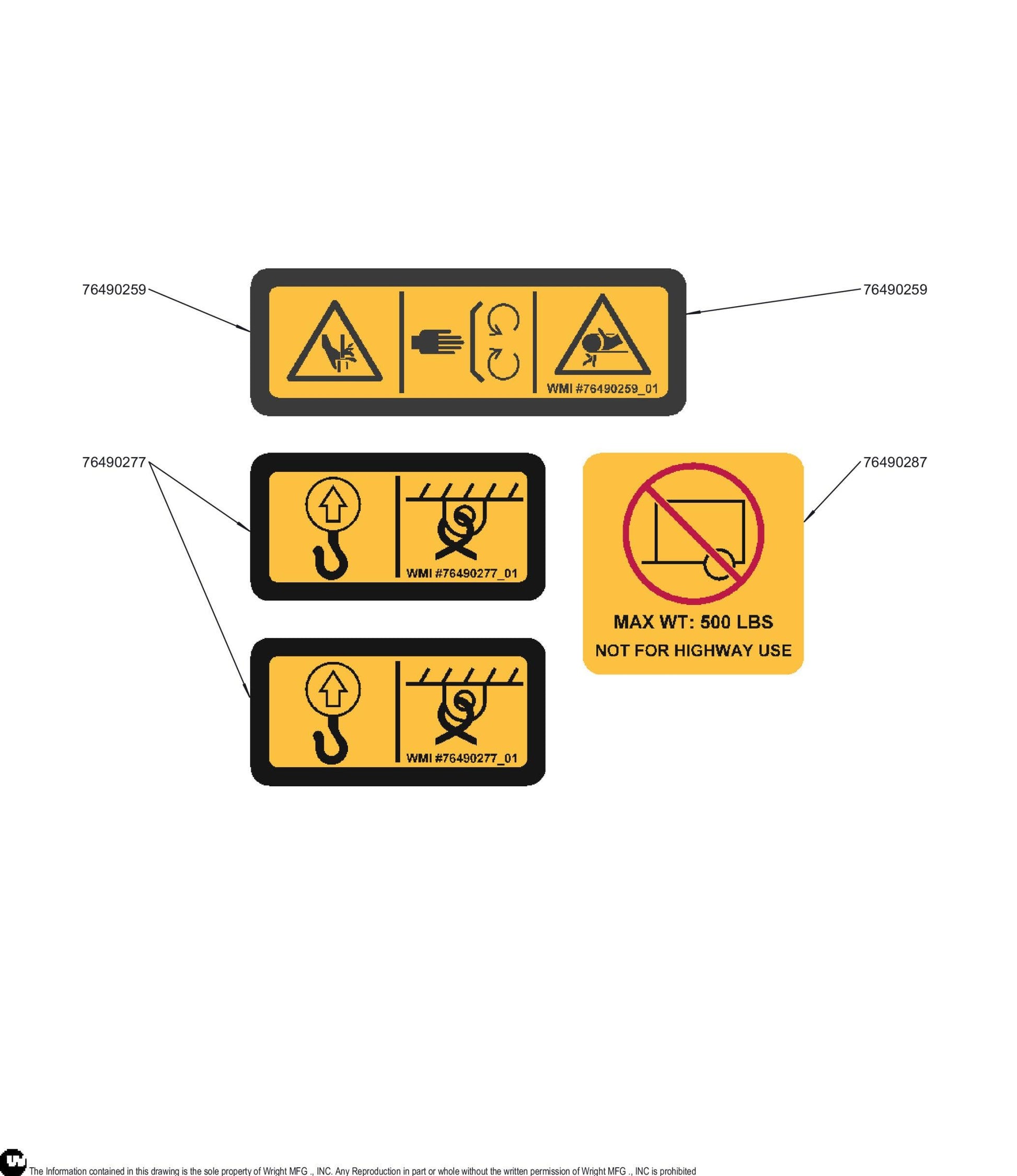 WSZK Robotic GCS Adaptor Master Kit Decal 76490323.