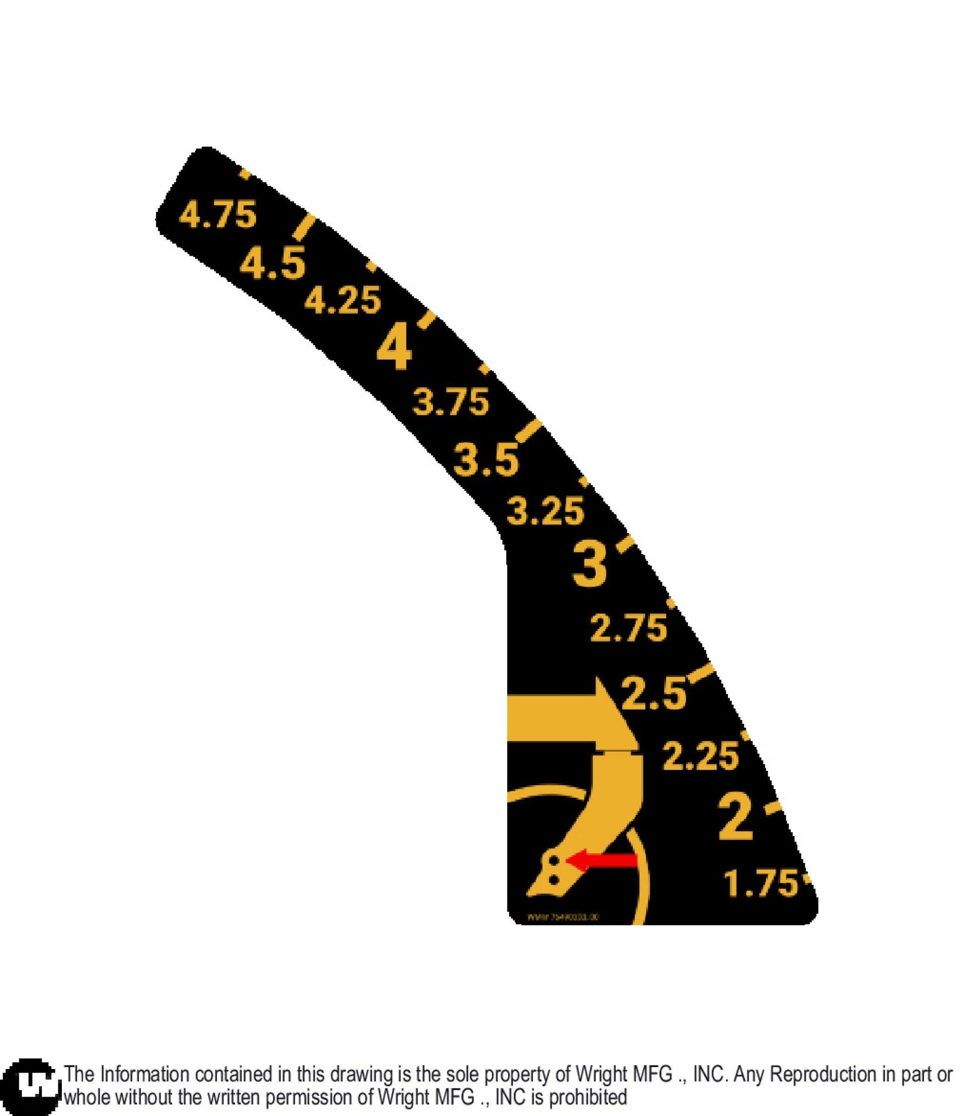 WSLG Lowered Deck Height Select Decal 76490333.