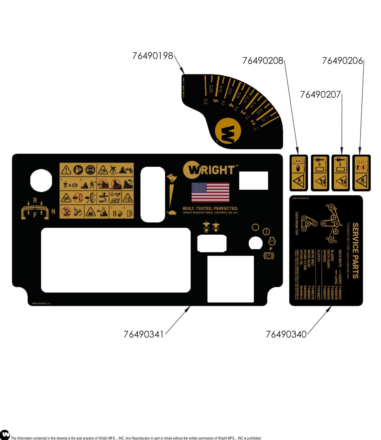 Auto WSZK RT Etc Master Kit Decal 76490345.
