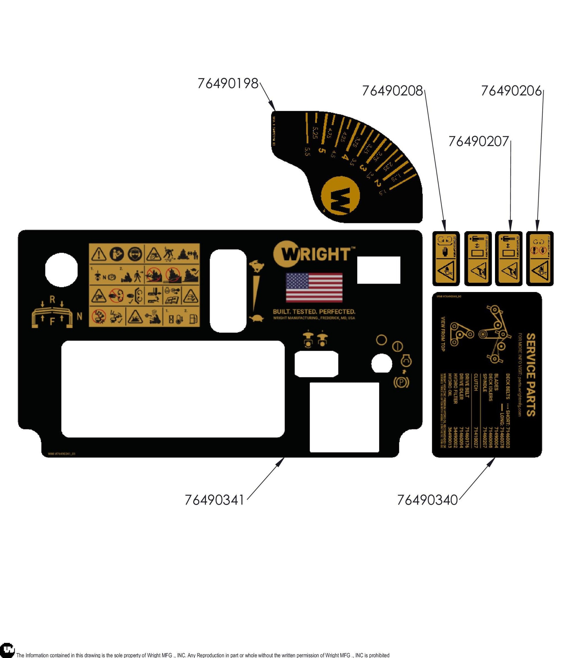 Auto WSZK RT Etc Master Kit Decal 76490345.