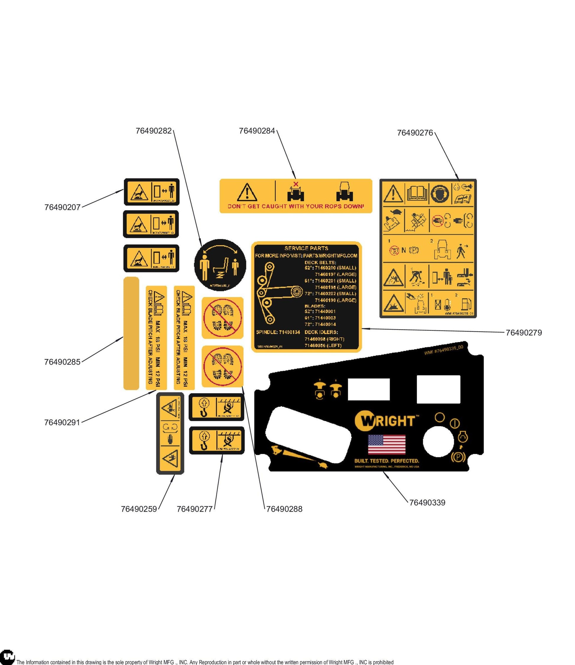 WZXT RT Throttle Master Kit Decal 76490346.