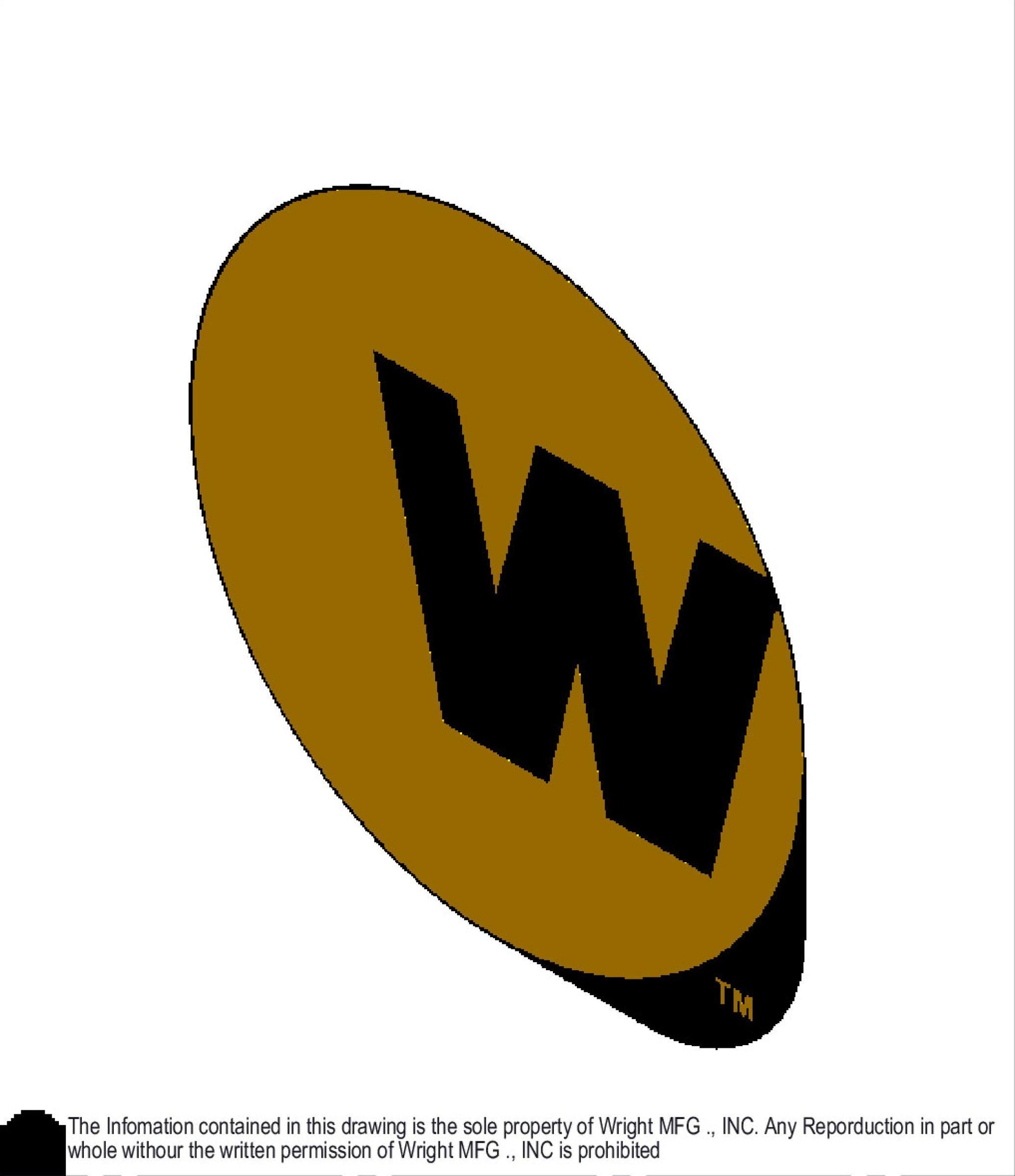 Large W Decal (Rep 76490092) 76990010.