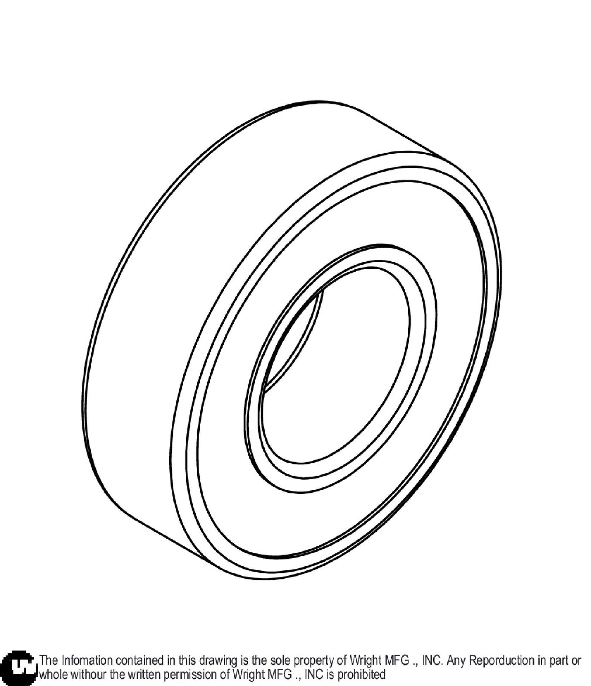 Idler Arm Ball Bearing W/O Snap Ring 77410015.