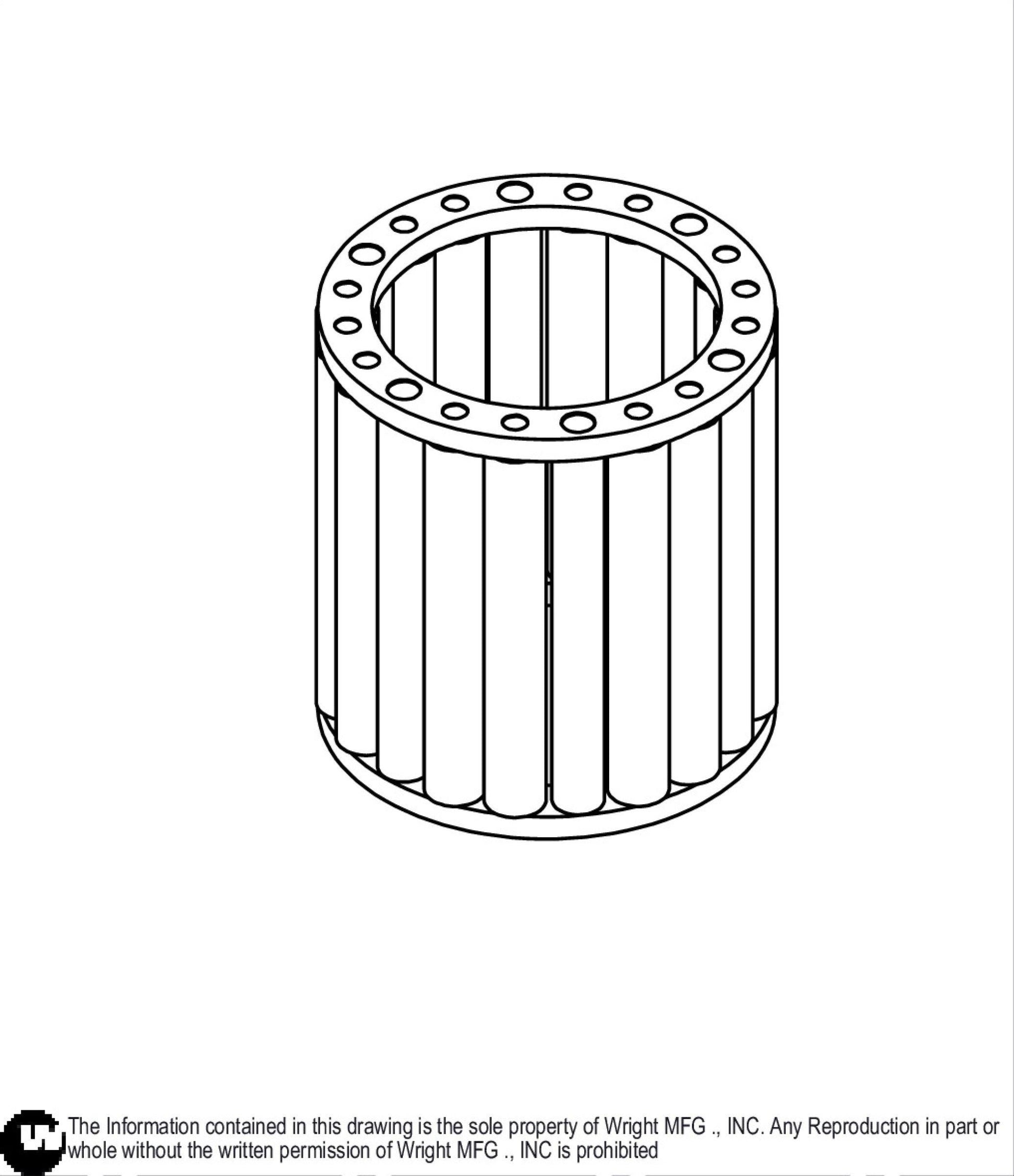 Roller Bearing 1 X 1 3/8 X 1 1/2 77410031.