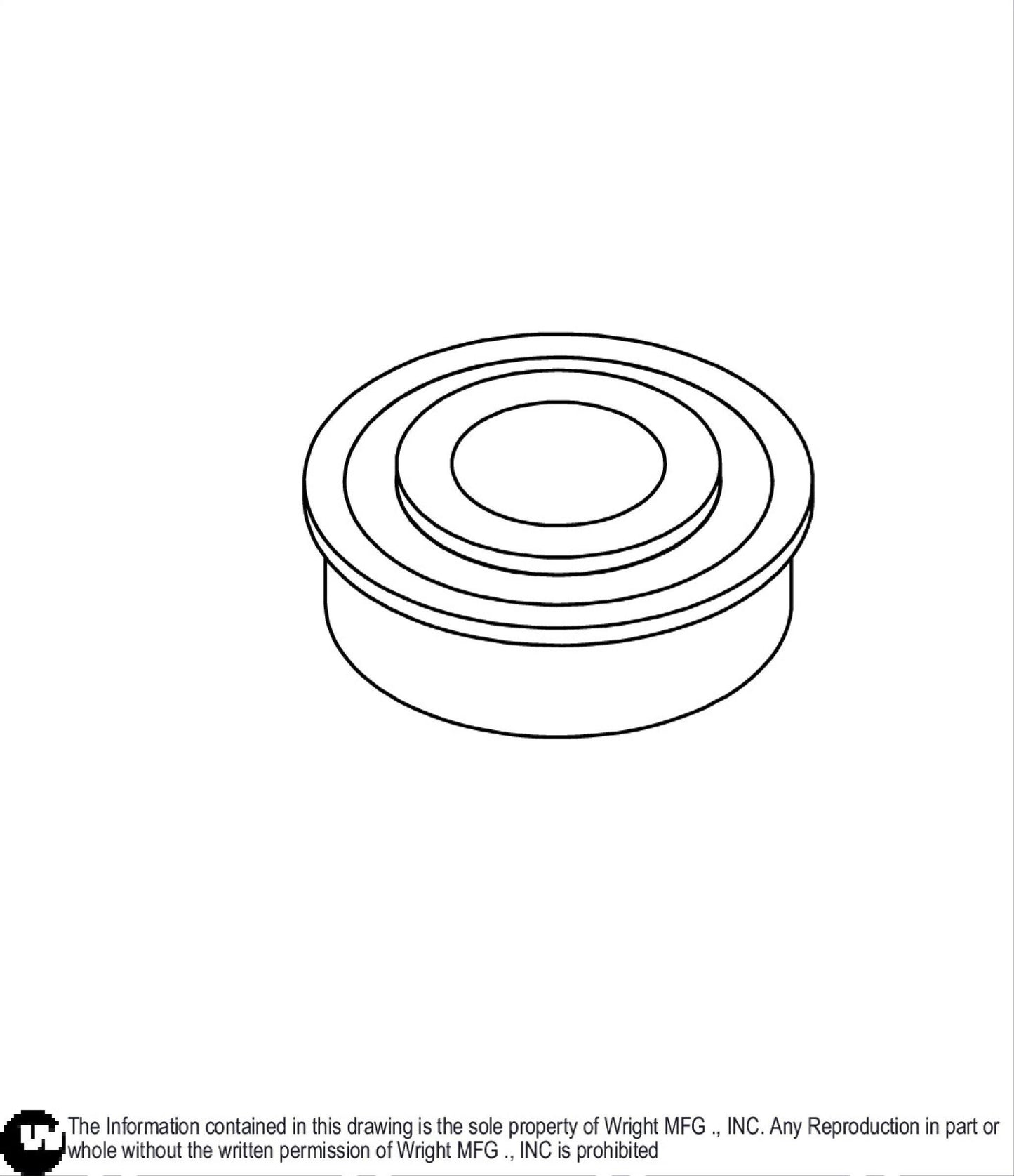 Flanged Ball Bearing 1.375 x 0.625 77410036.