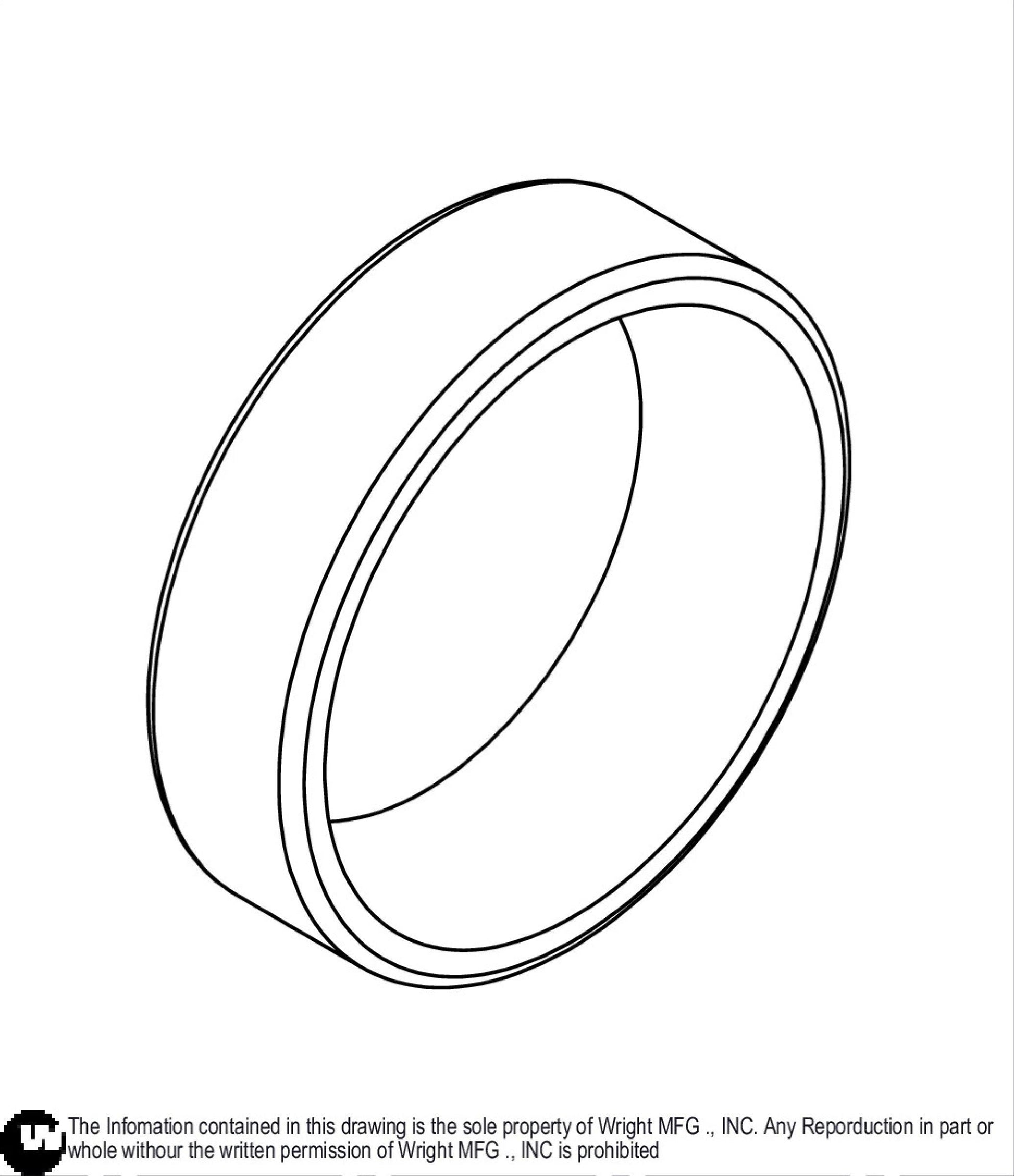 Single Piece Tapered Bearing Race (Only) 77460007.